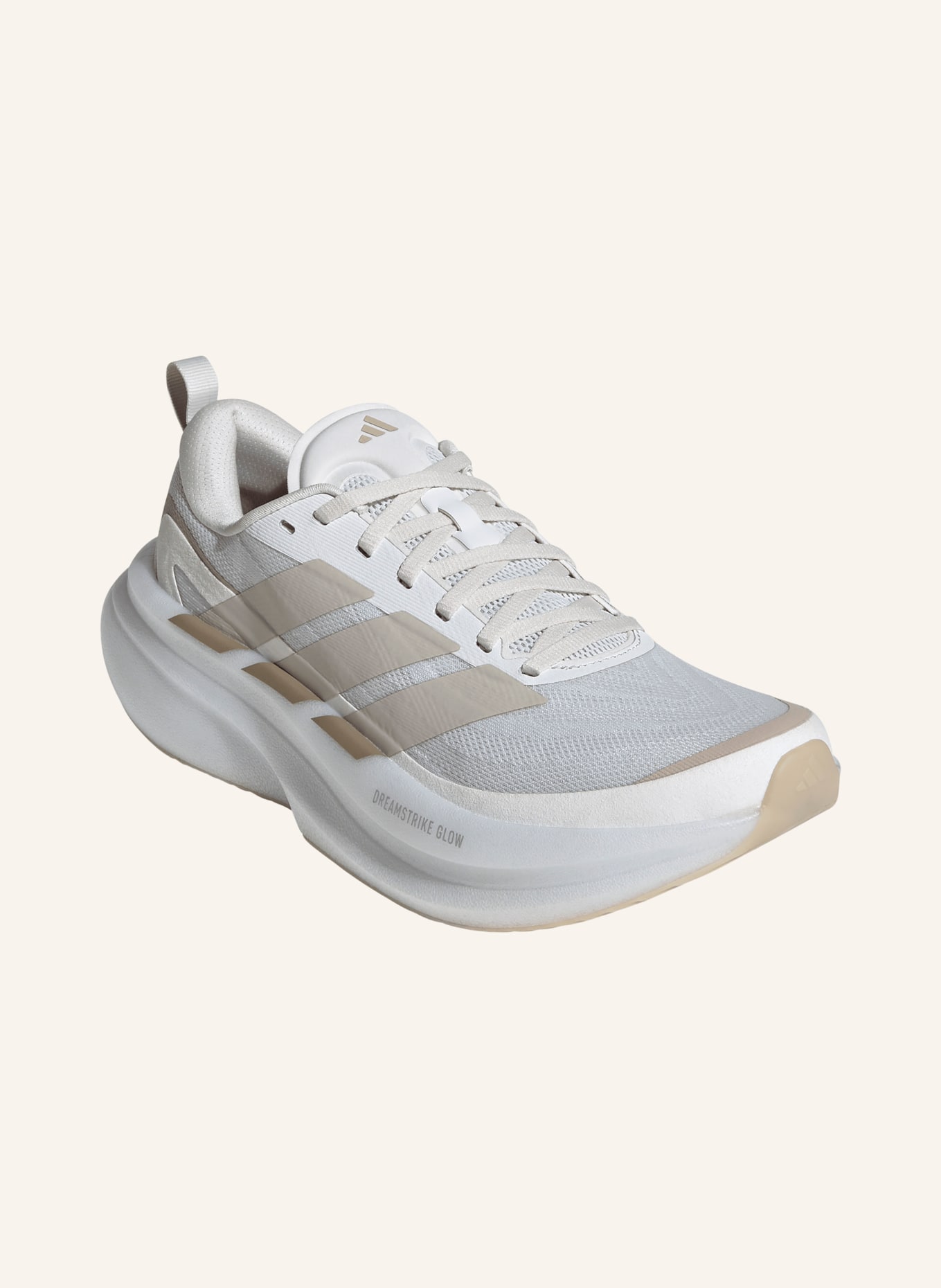 adidas Buty do biegania SUPERNOVA GLIDE W: BIAŁY / BEŻOWY