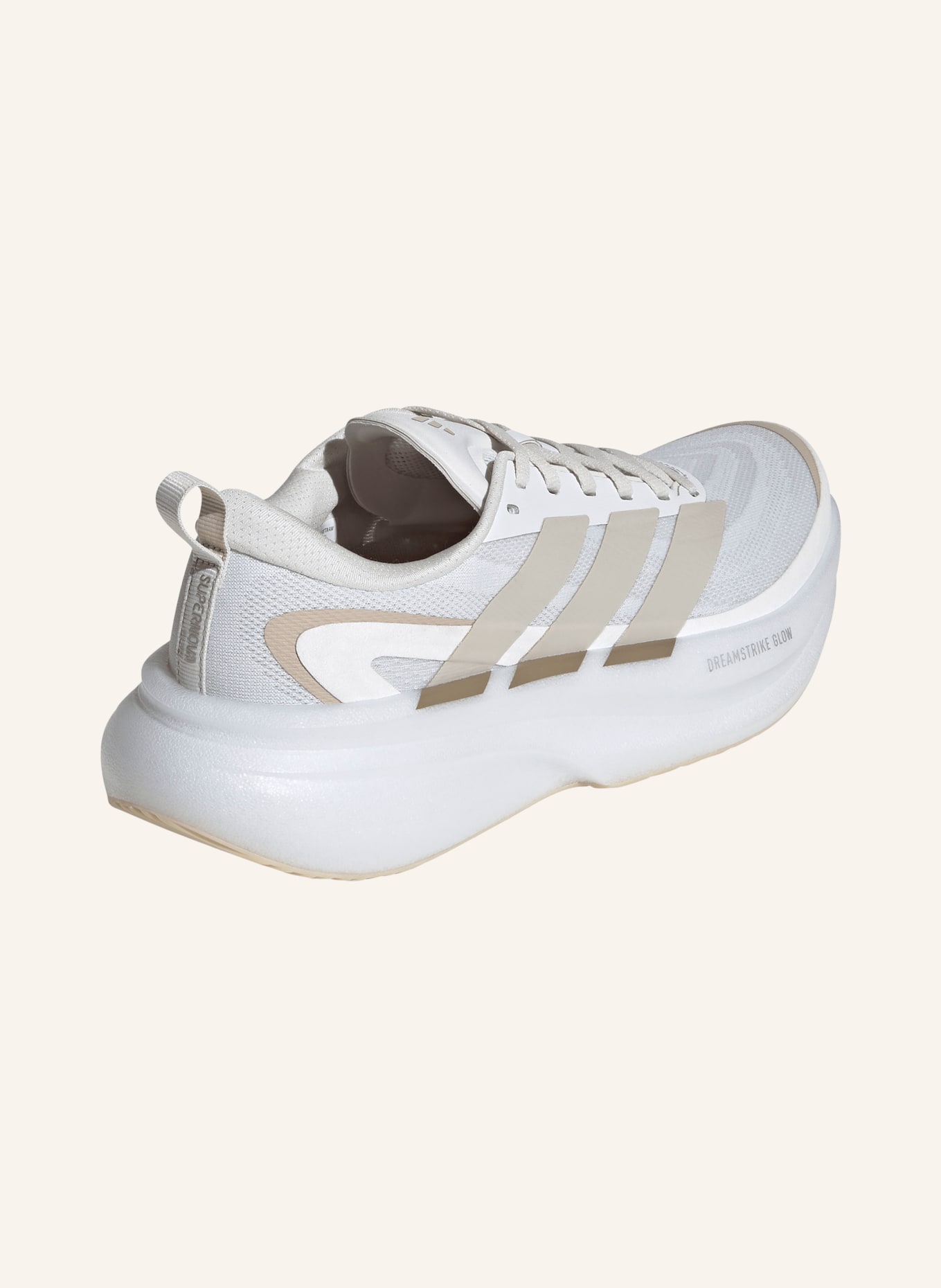 adidas Buty do biegania SUPERNOVA GLIDE W: BIAŁY / BEŻOWY