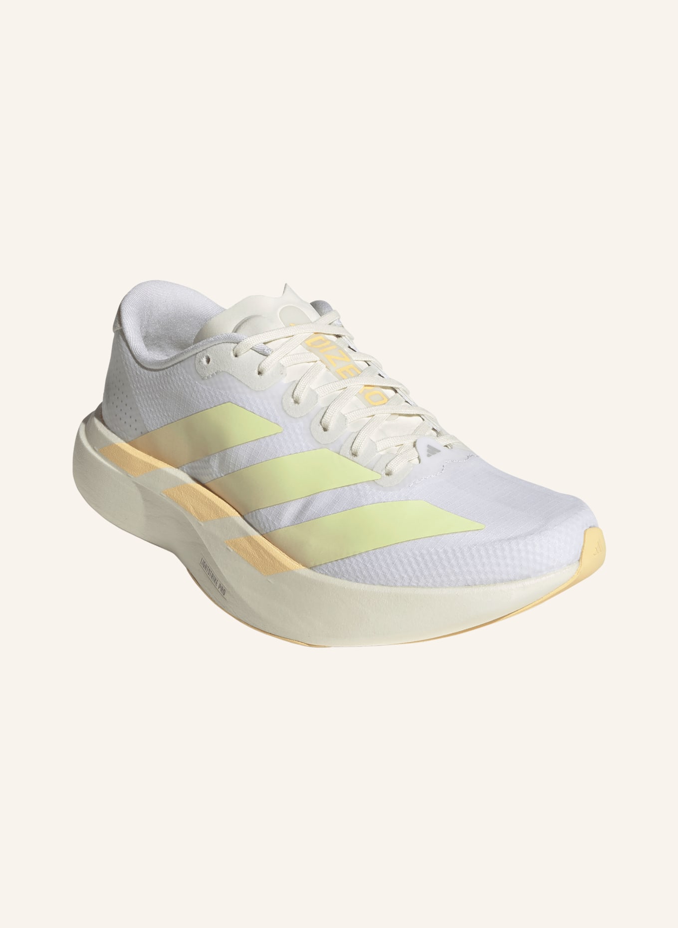 adidas Chaussures de course ADIZERO EVO SL WOVEN: BLANC