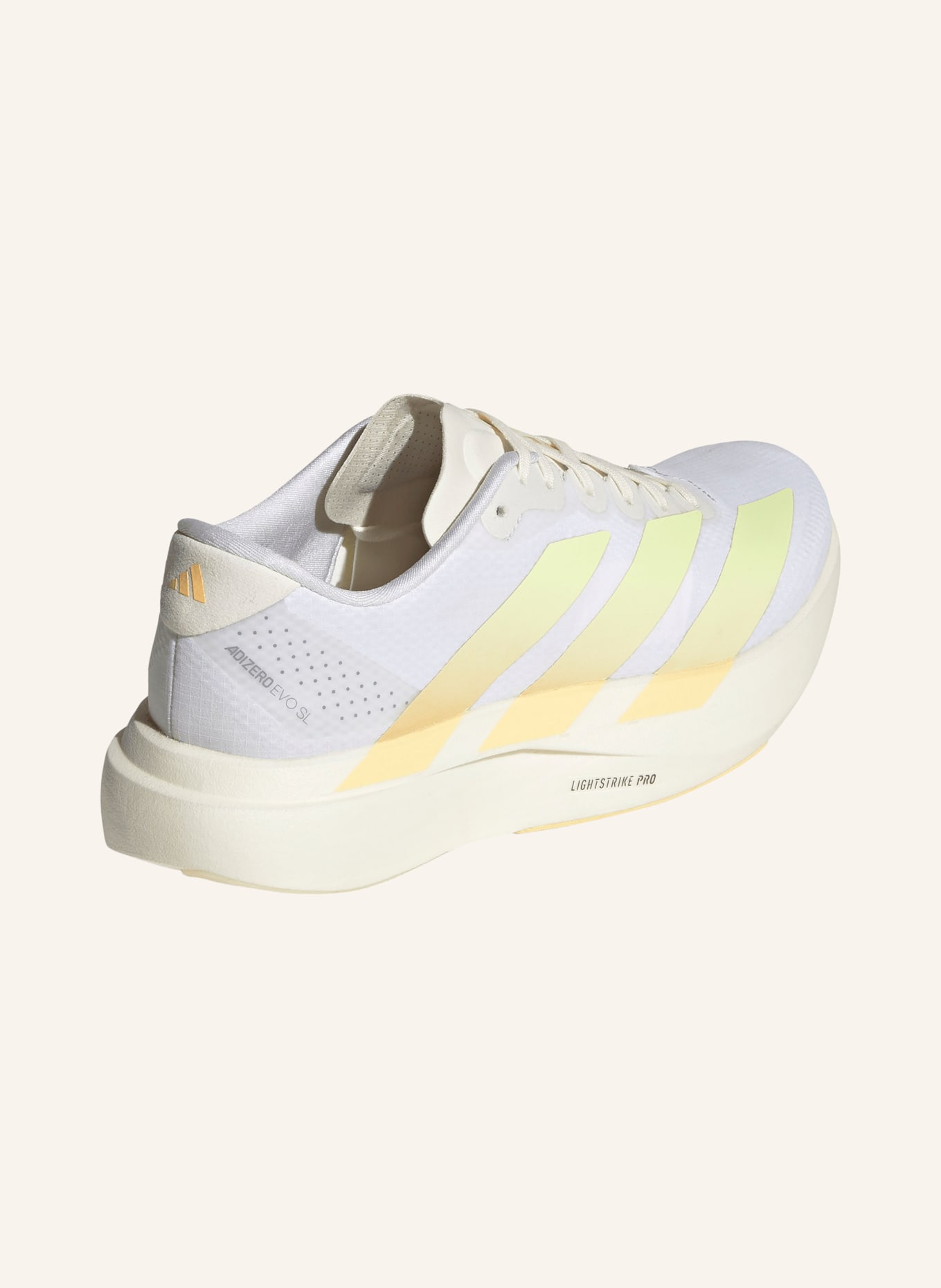adidas Chaussures de course ADIZERO EVO SL WOVEN: BLANC
