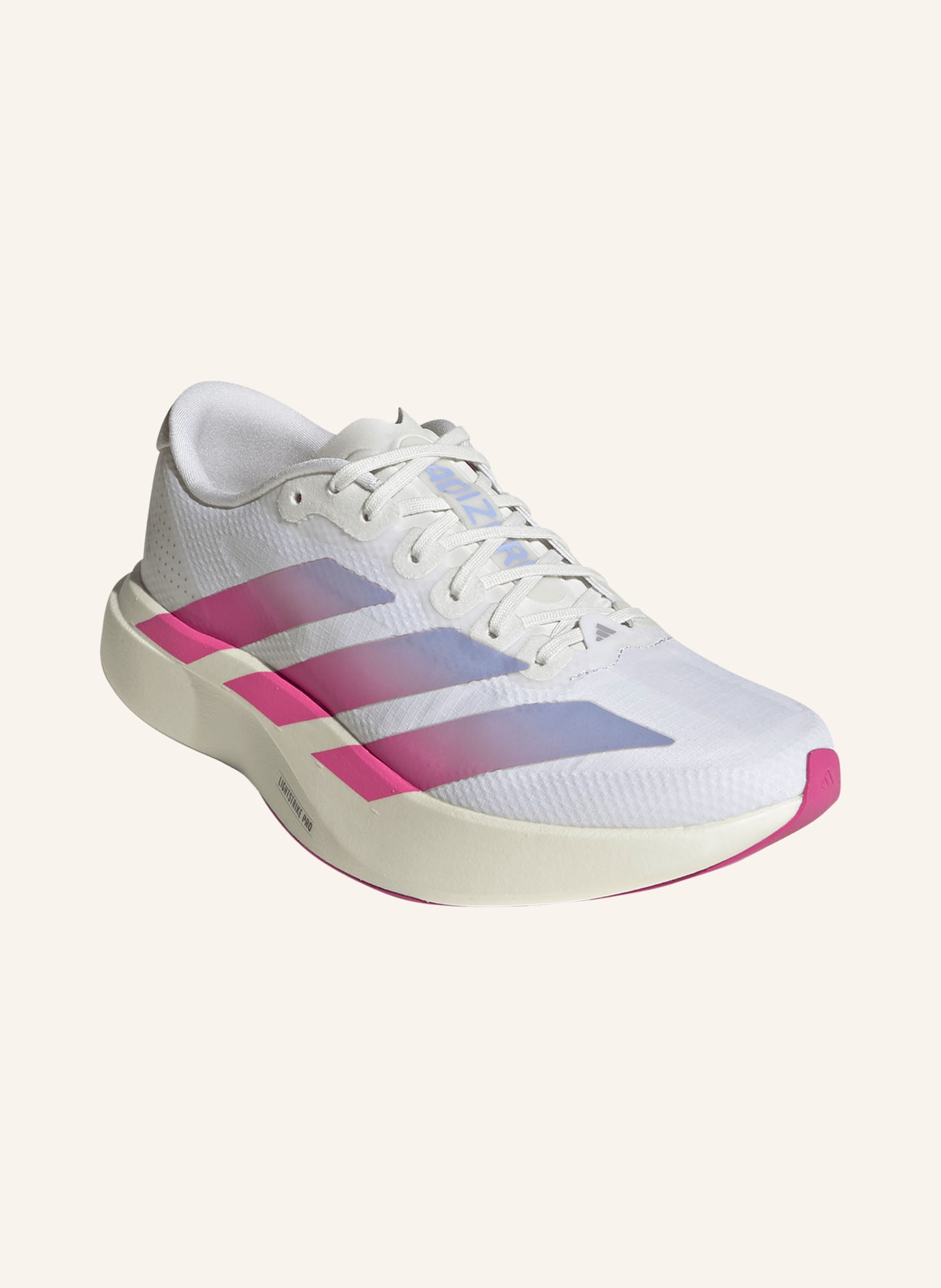 adidas Chaussures de course ADIZERO EVO SL WOVEN: BLANC
