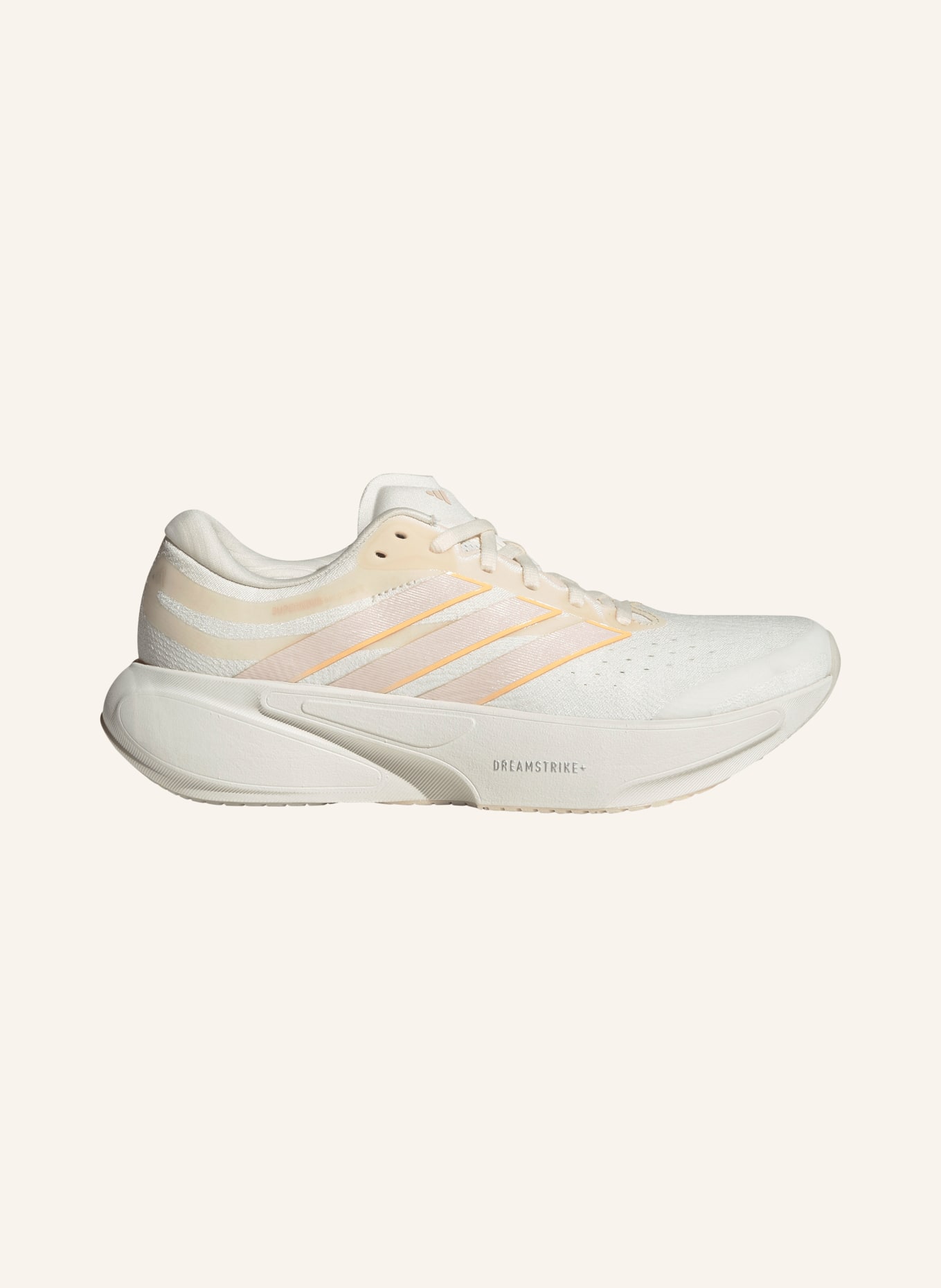 adidas Laufschuhe SUPERNOVA SOLUTION 3: WEISS / HELLORANGE