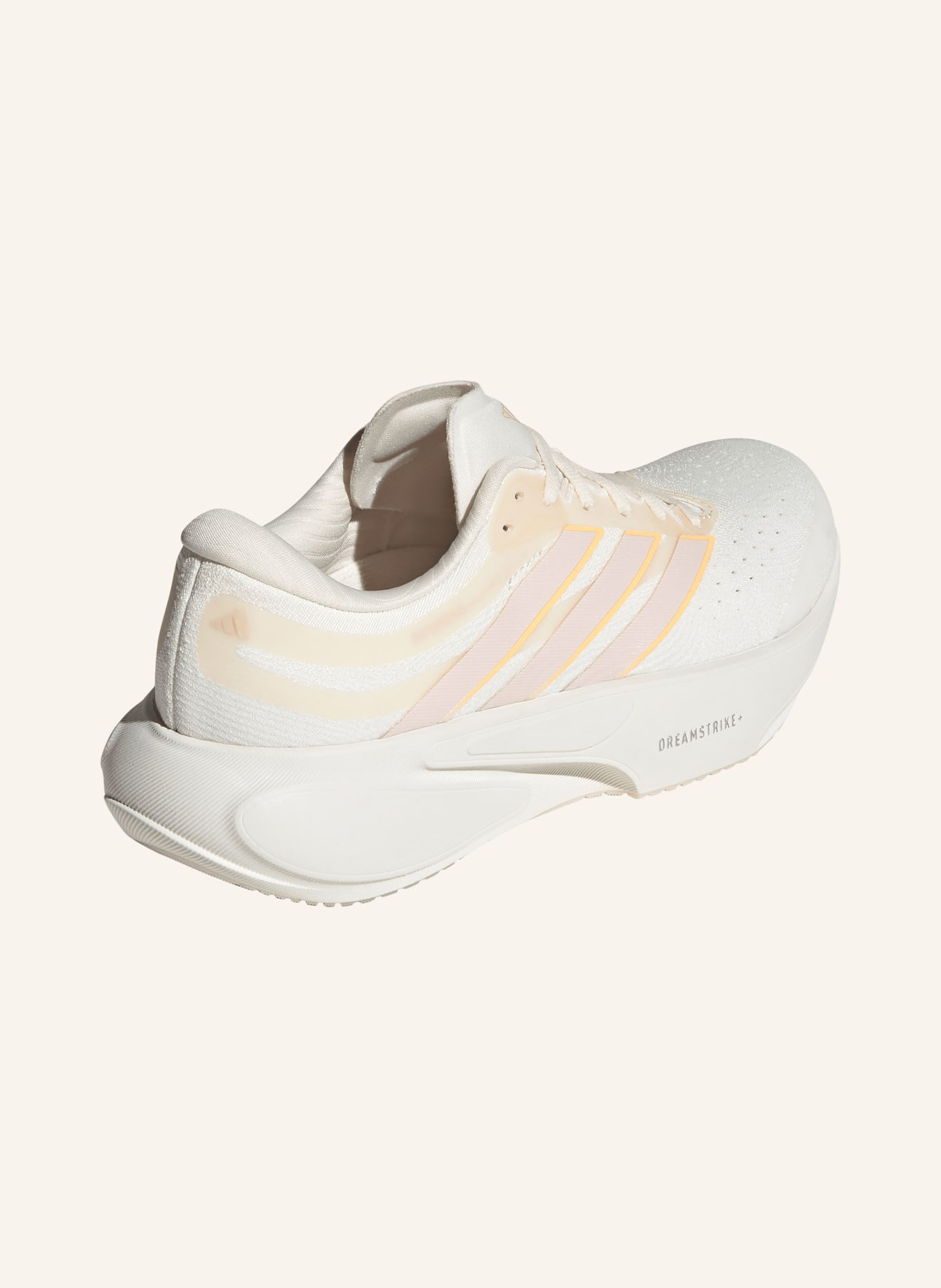 adidas Laufschuhe SUPERNOVA SOLUTION 3: WEISS / HELLORANGE