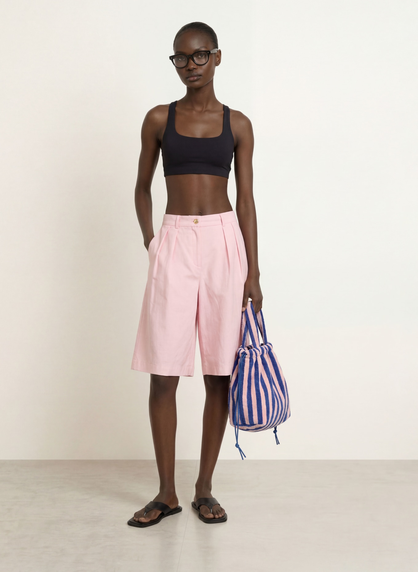 BONGUSTA Handtas NARAM SMALL: DONKERPAARS / ROZE