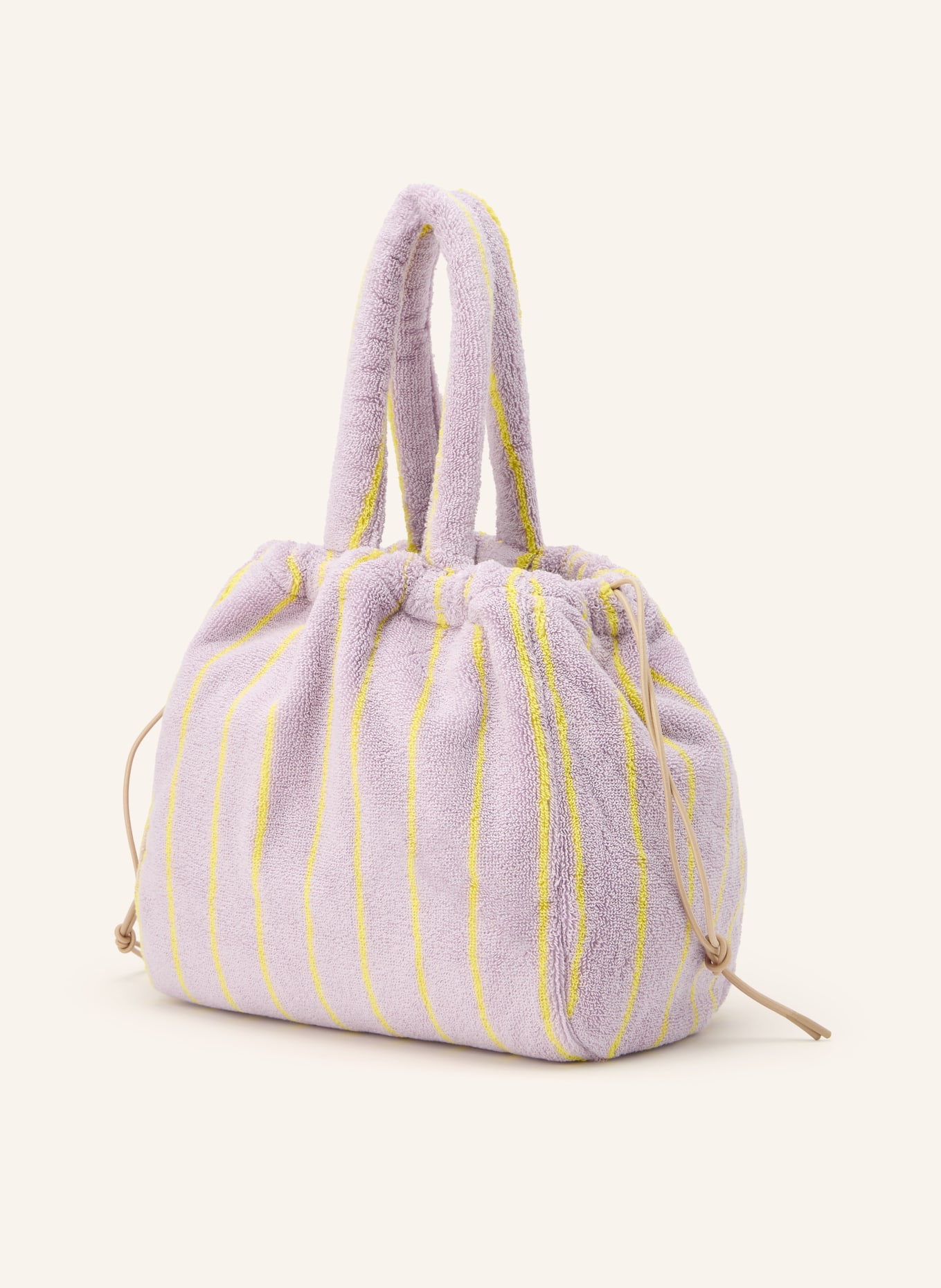 BONGUSTA Handtas NARAM SMALL: LICHTPAARS / GEEL