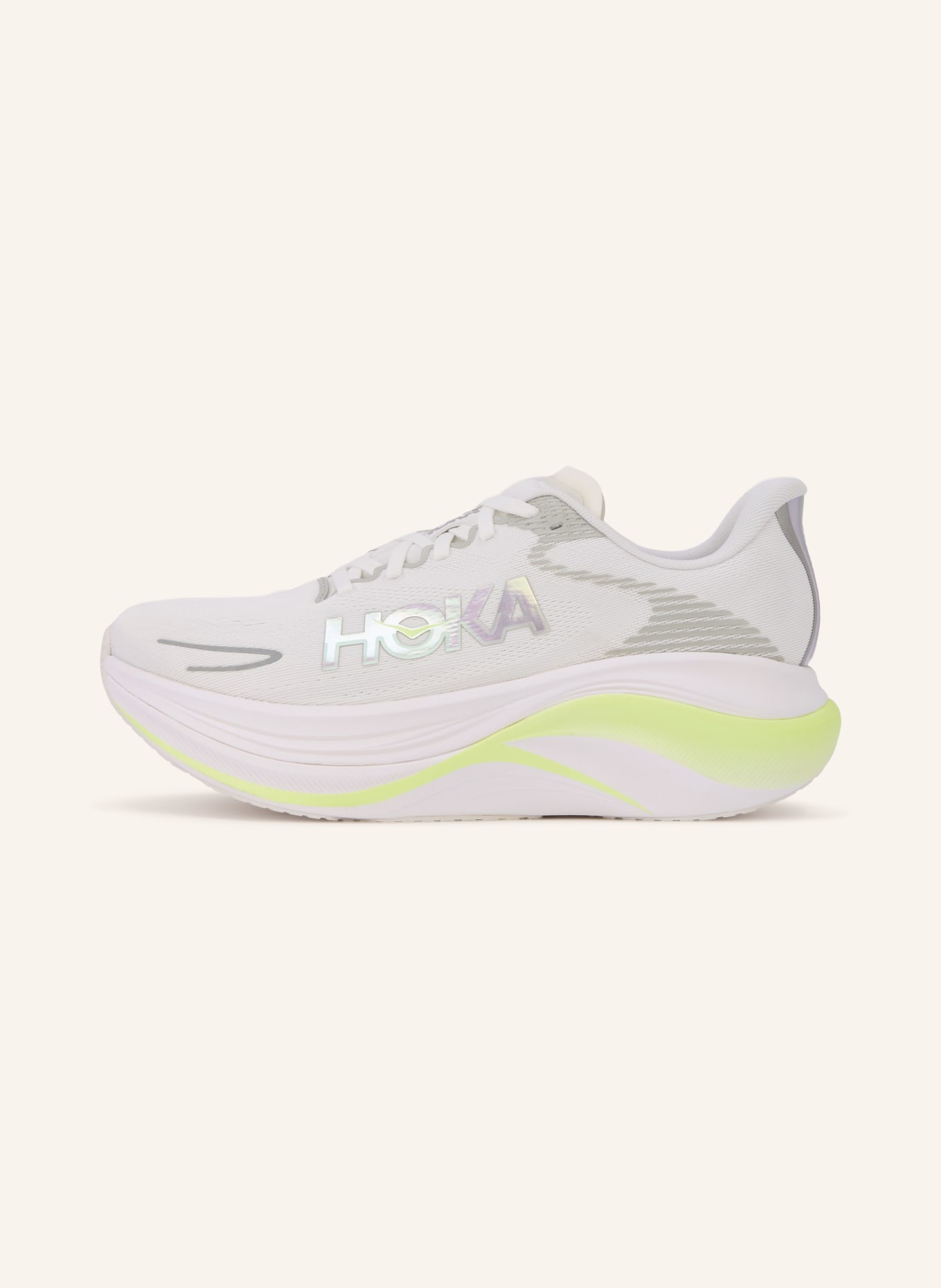 HOKA SKYWARD X 2 Running Shoes: WHITE / SILVER / GRAY