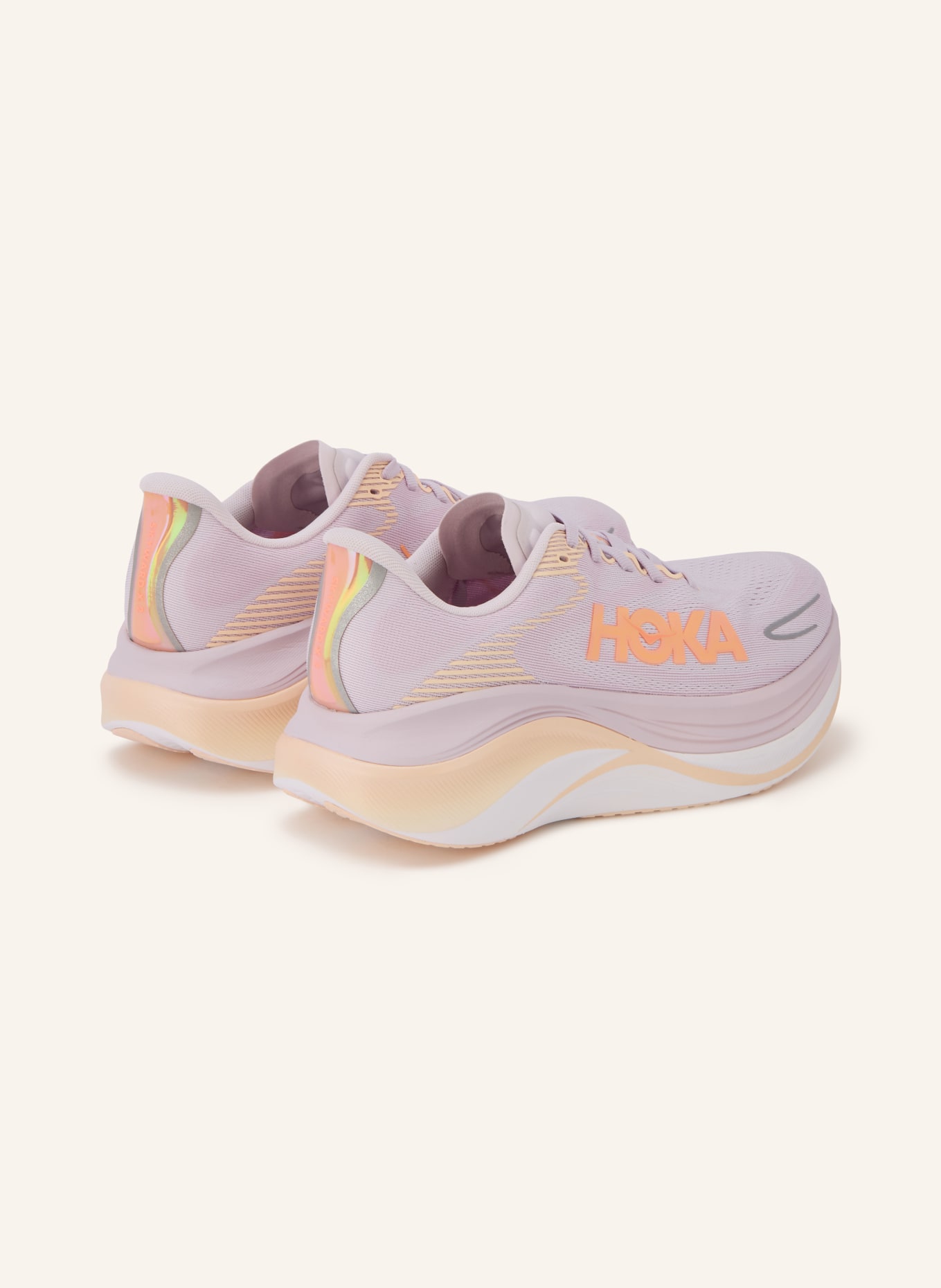 HOKA SKYWARD X 2 Running Shoes: LIGHT PINK / LIGHT RED / LIGHT ORANGE