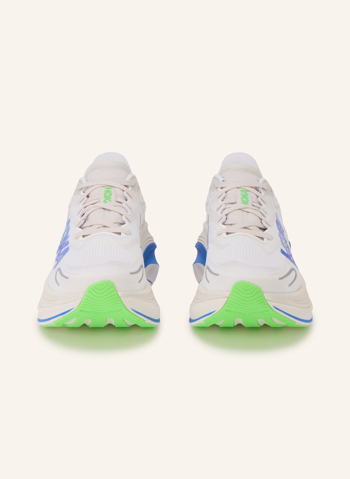 HOKA SKYWARD X 2 Running Shoes: WHITE / GRAY / BLUE