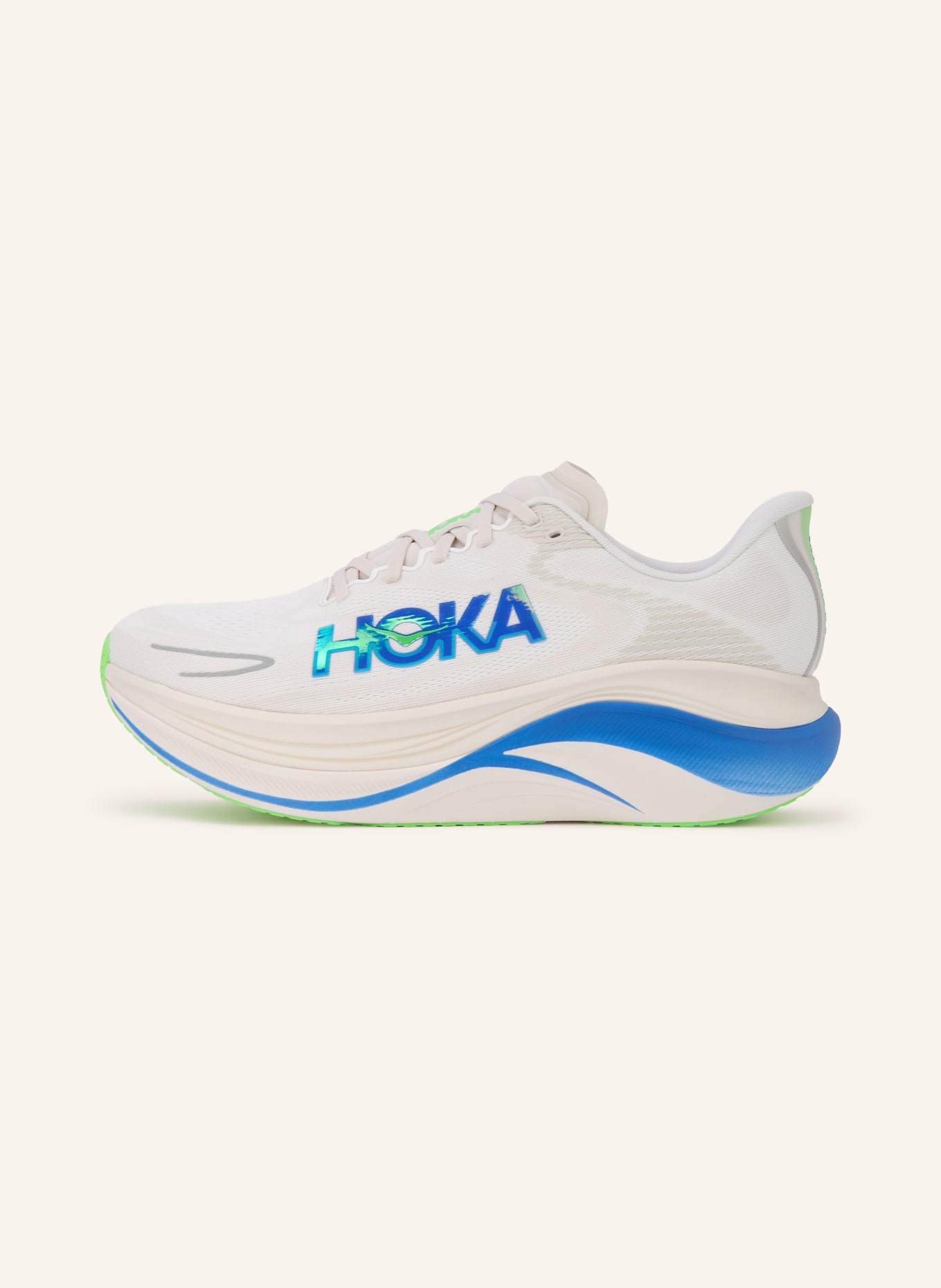 HOKA SKYWARD X 2 Running Shoes: WHITE / GRAY / BLUE