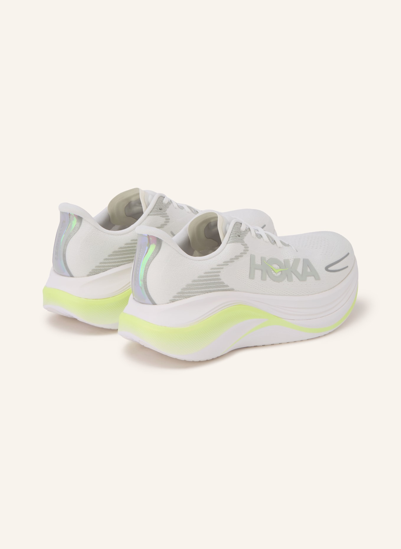 HOKA SKYWARD X 2 Running Shoes: WHITE / GRAY