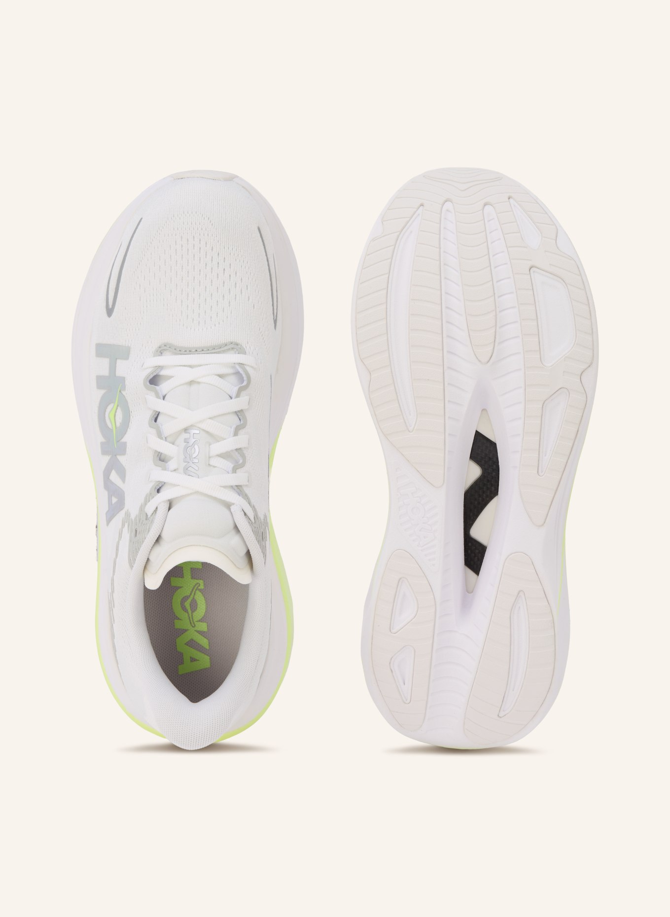 HOKA SKYWARD X 2 Running Shoes: WHITE / GRAY