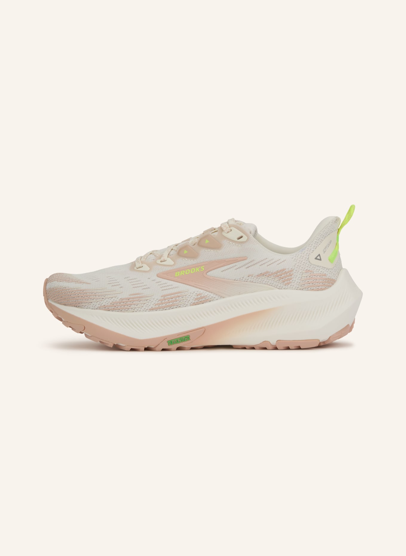 BROOKS Trailrunning-Schuhe GHOST TRAIL: CREME / HELLROSA