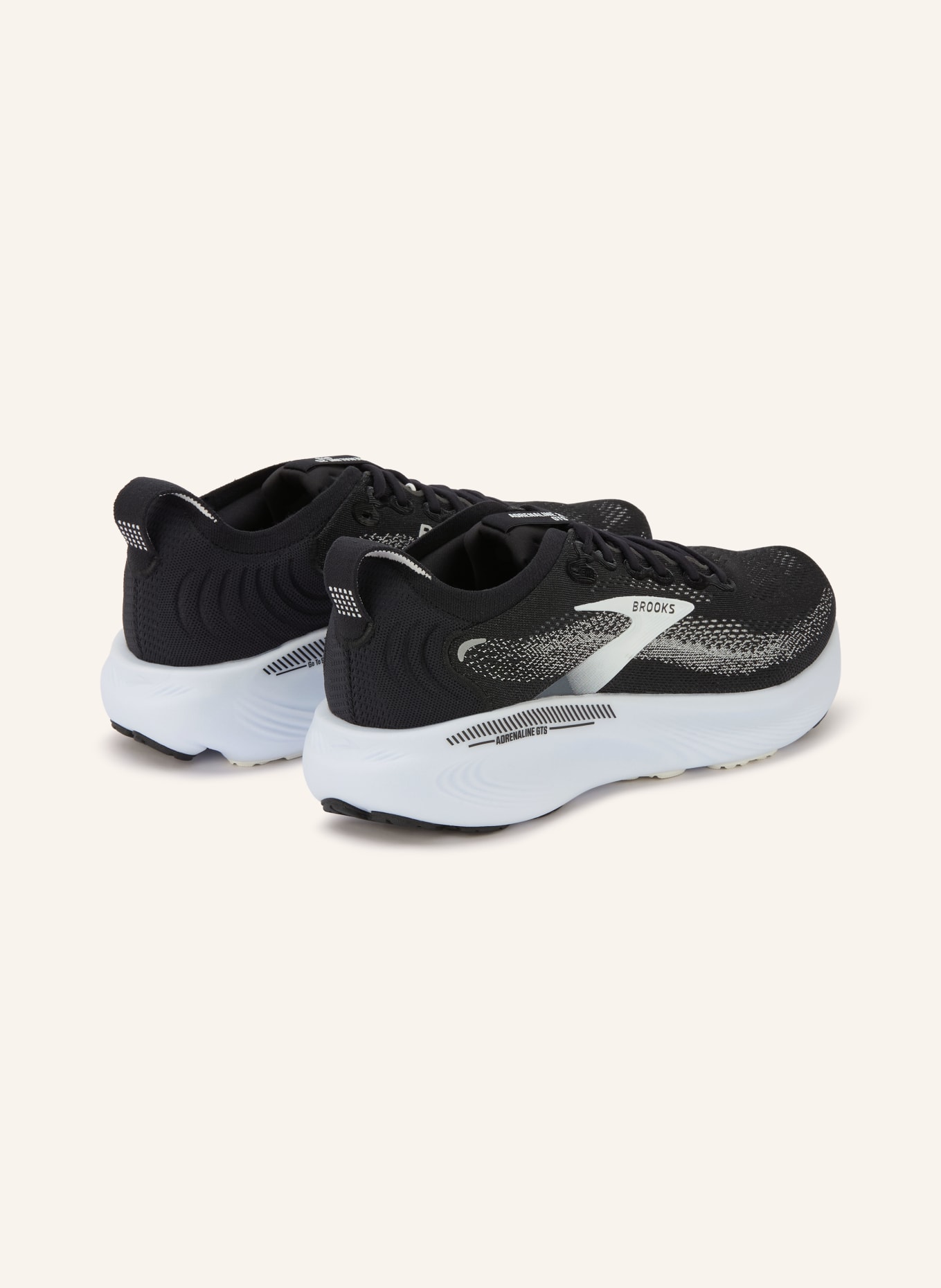 BROOKS Laufschuhe ADRENALINE GTS 25: SCHWARZ / WEISS