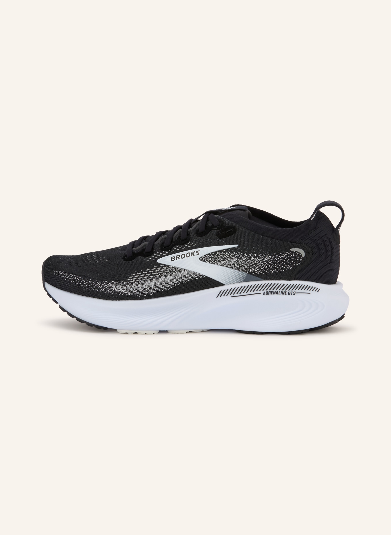 BROOKS Laufschuhe ADRENALINE GTS 25: SCHWARZ / WEISS