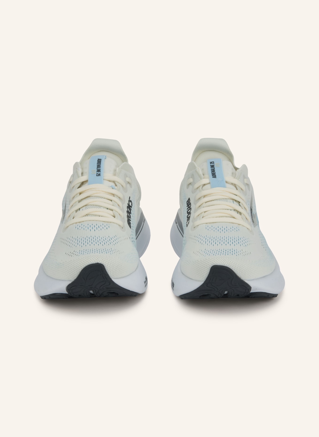 BROOKS Laufschuhe ADRENALINE GTS 25: WEISS / DUNKELGRAU / HELLBLAU