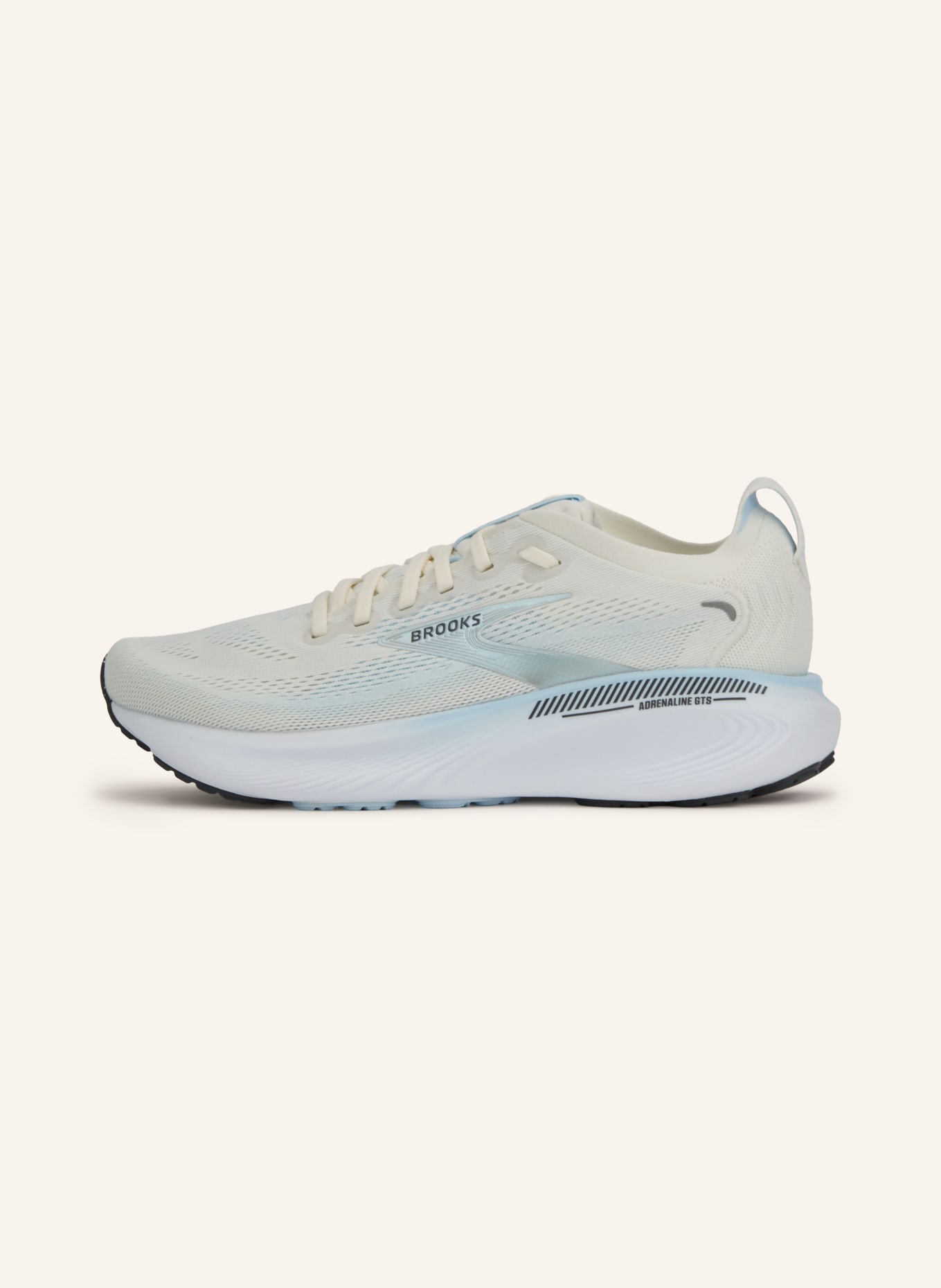 BROOKS Laufschuhe ADRENALINE GTS 25: WEISS / DUNKELGRAU / HELLBLAU