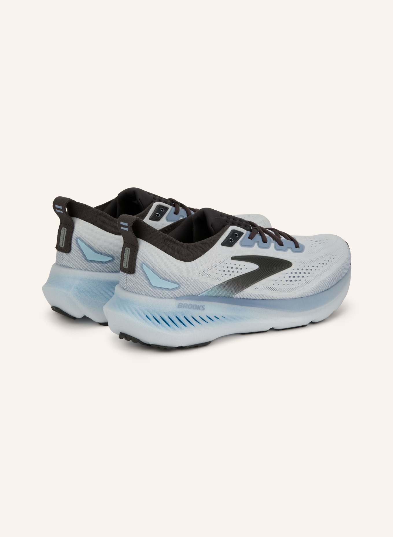 BROOKS Laufschuhe GLYCERIN 23: WEISS / BLAUGRAU / DUNKELGRAU