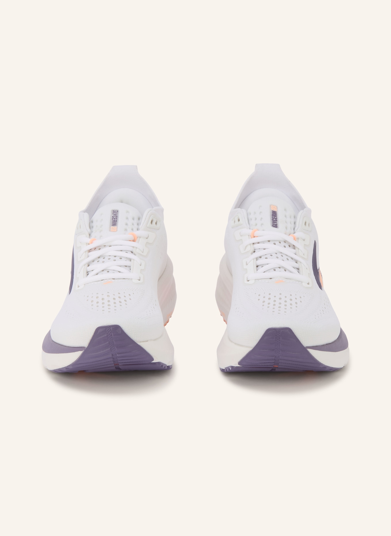 BROOKS Laufschuhe GLYCERIN 23: WEISS / LILA / LACHS
