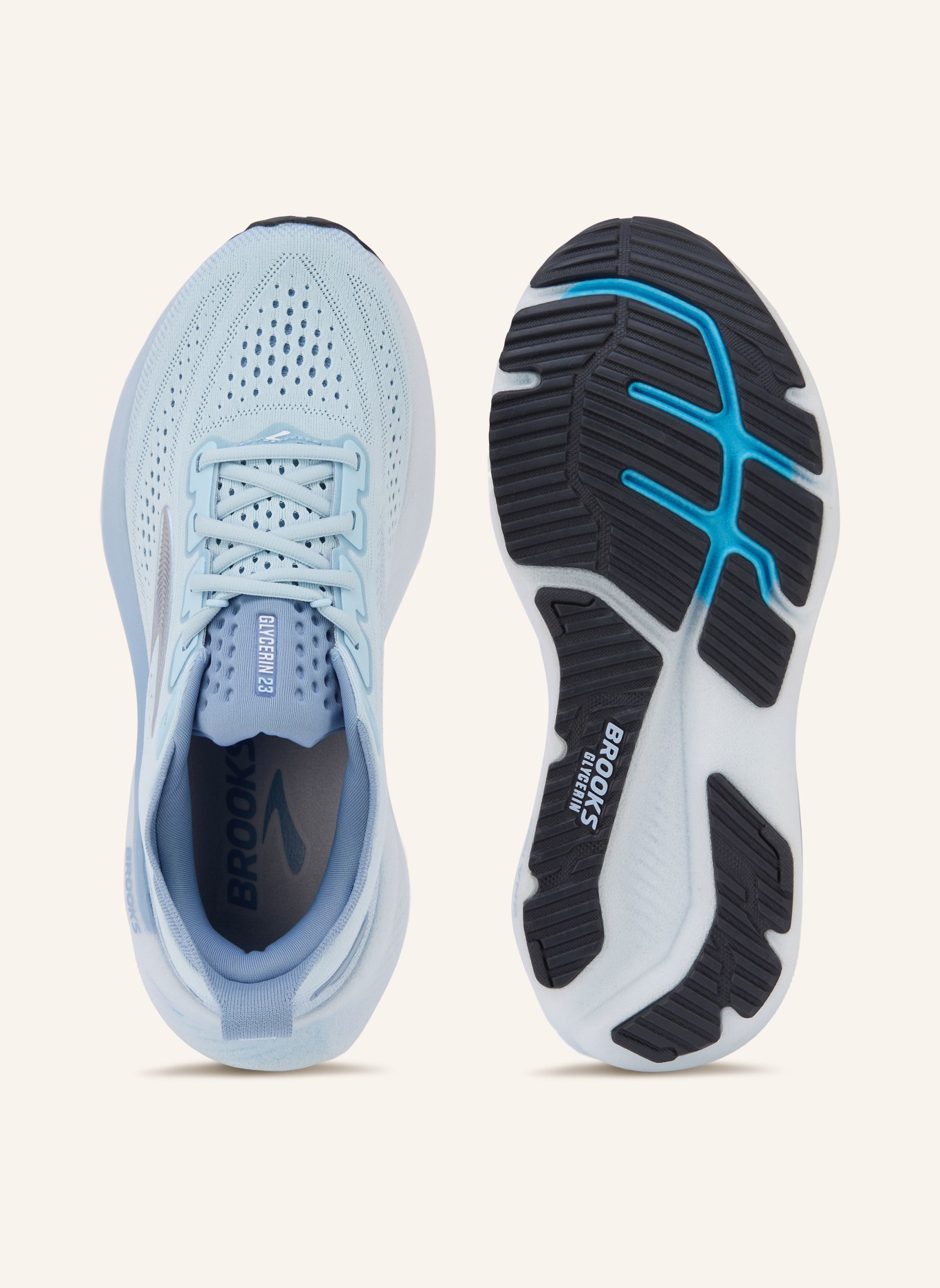 BROOKS Laufschuhe GLYCERIN 23: HELLBLAU