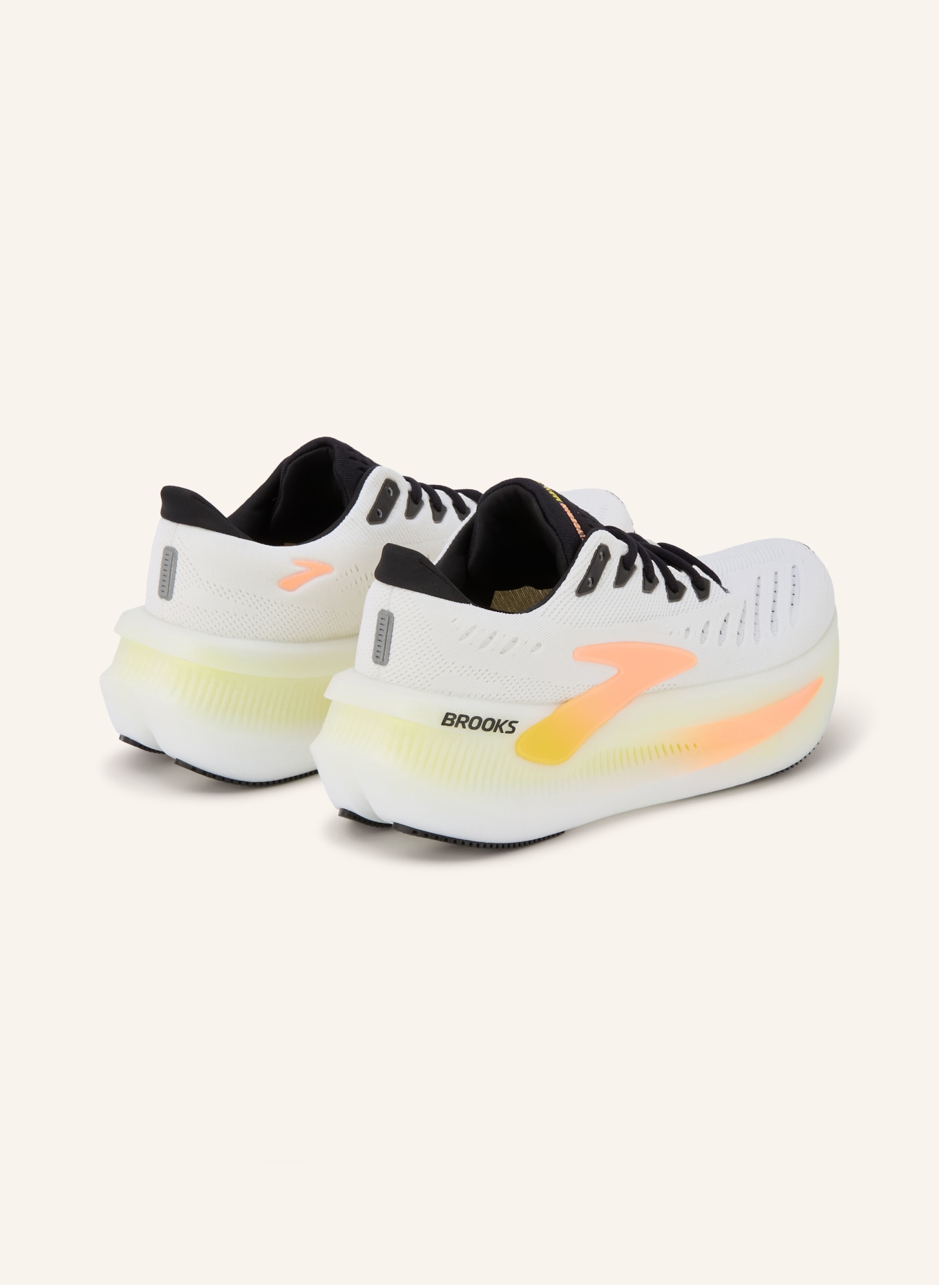 BROOKS Laufschuhe GLYCERIN MAX 2: WEISS / LACHS