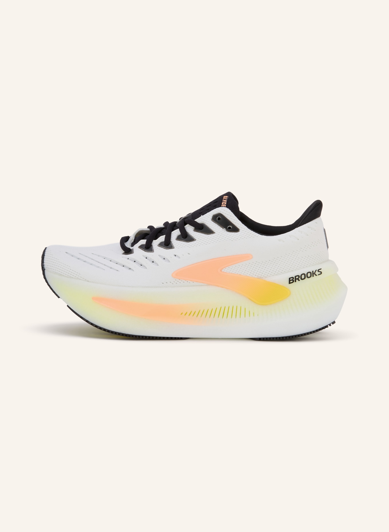 BROOKS Laufschuhe GLYCERIN MAX 2: WEISS / LACHS