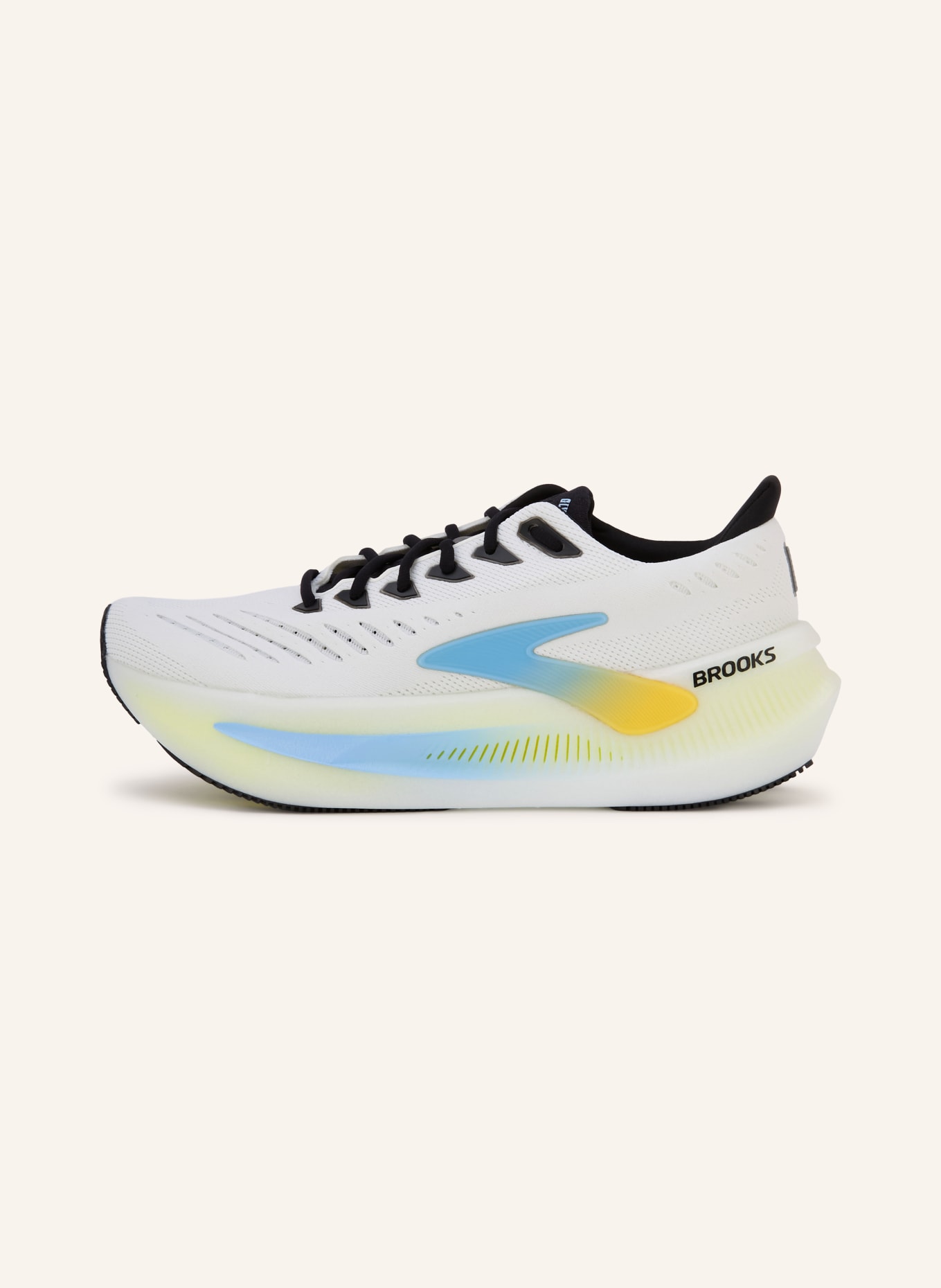 BROOKS Laufschuhe GLYCERIN MAX 2: WEISS / SCHWARZ