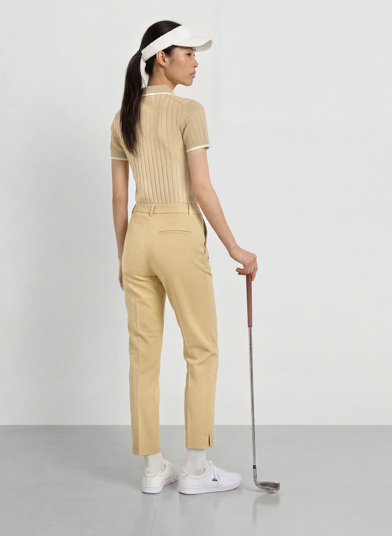 LACOSTE 7/8 golfbroek: CAMEL