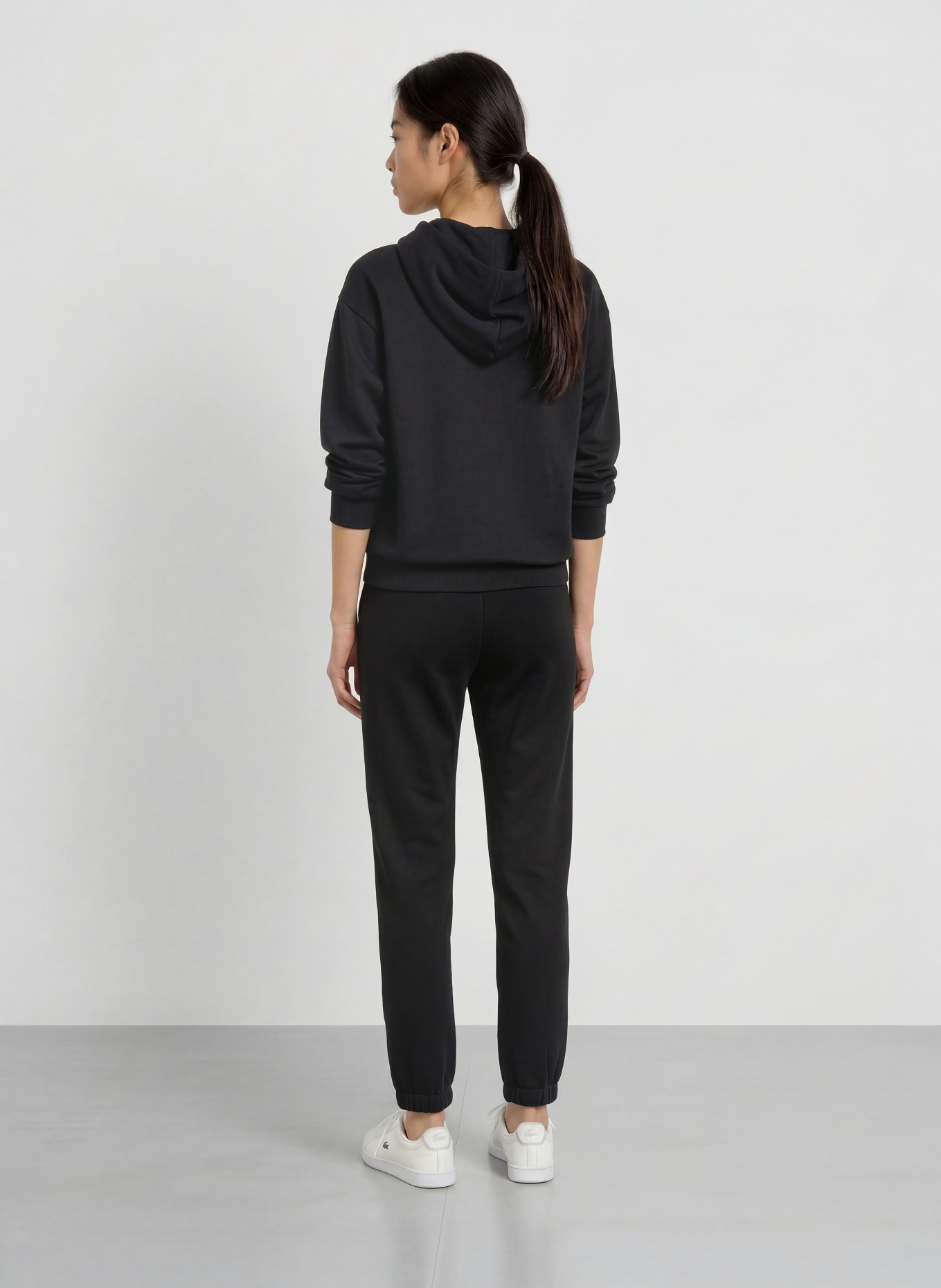 LACOSTE joggingbroek: ZWART