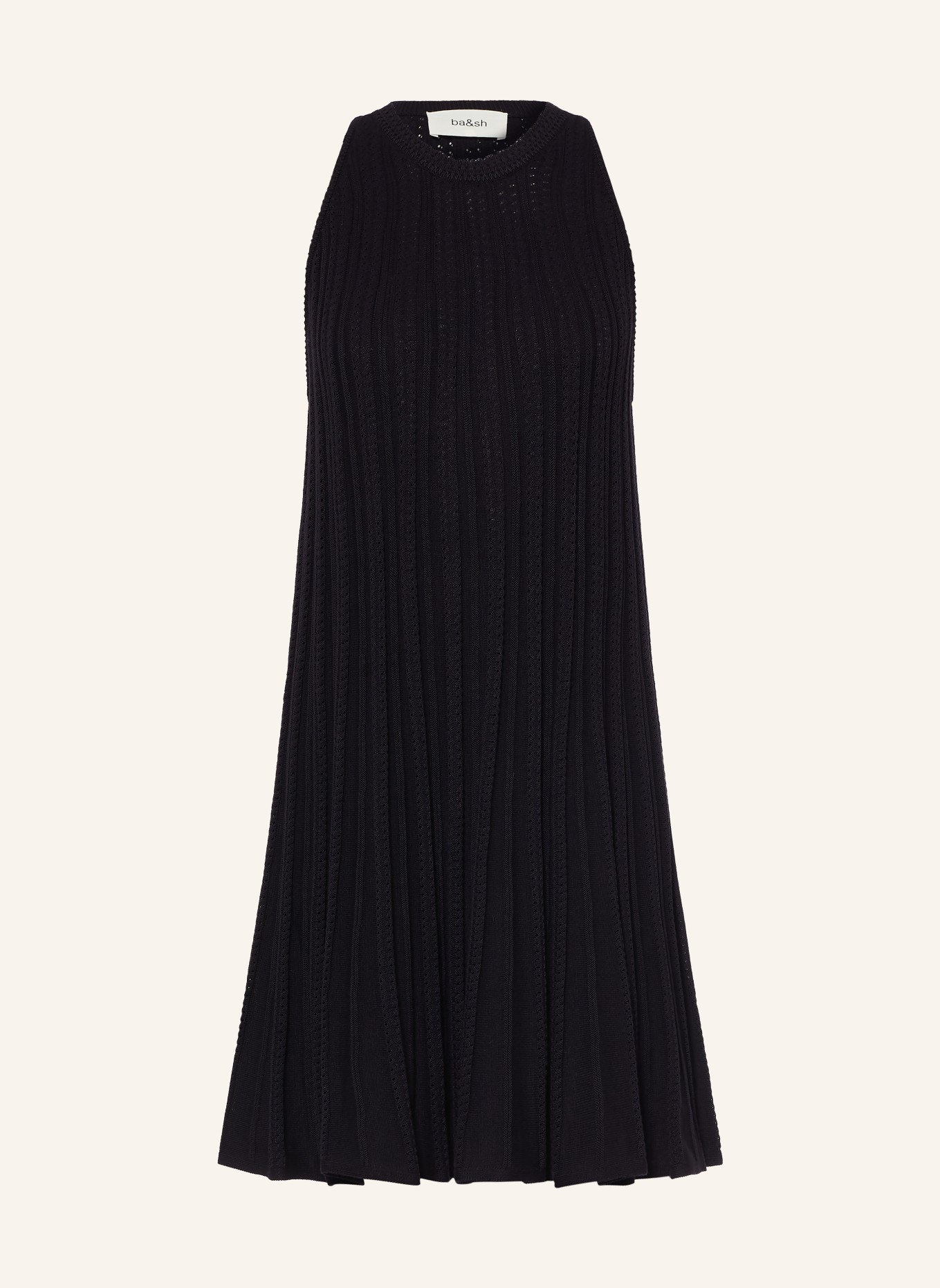 ba&sh Strickkleid SINNTA: SCHWARZ
