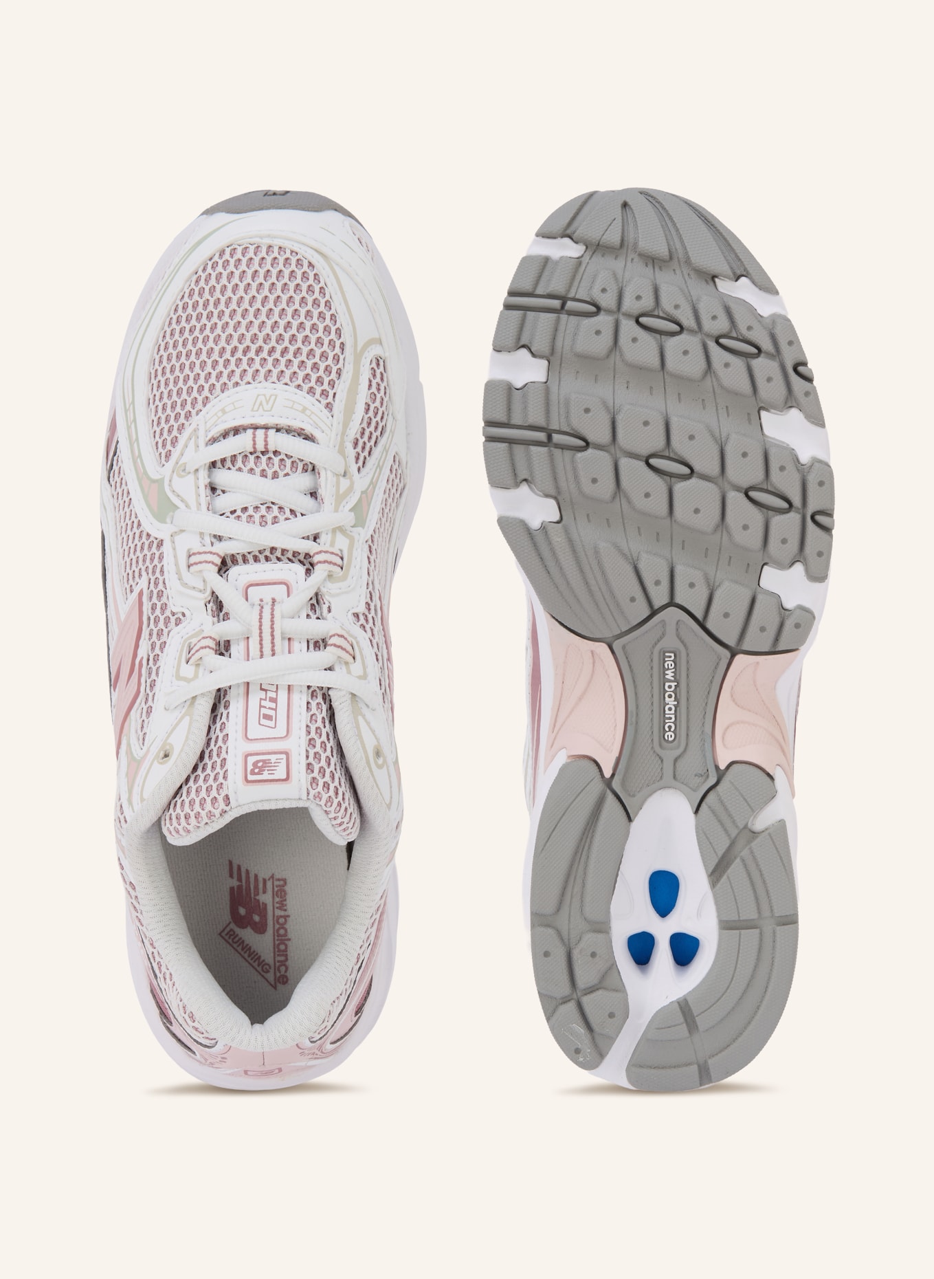 new balance Sneakers 740: WHITE / ROSE / GRAY