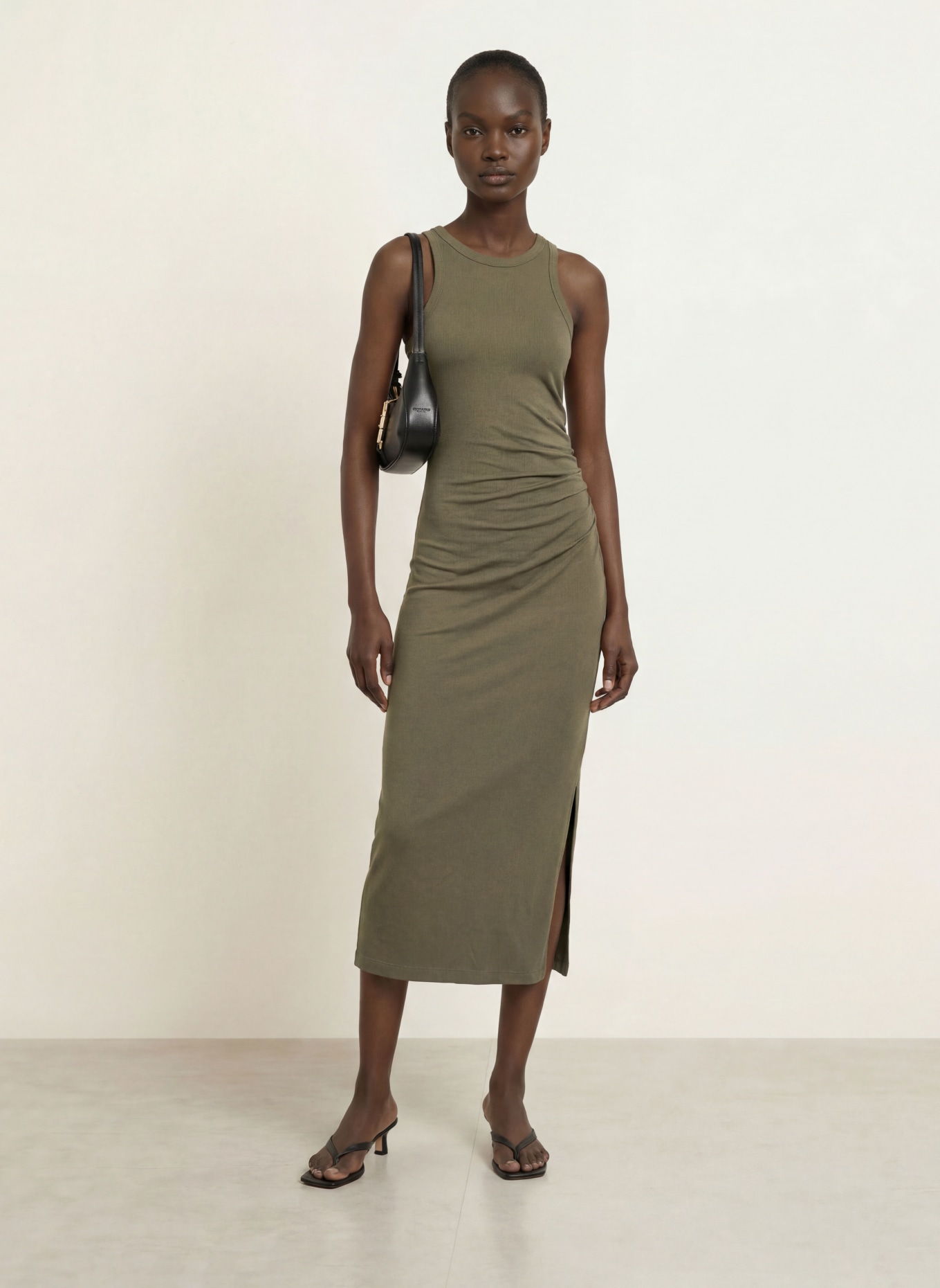 REISS Jerseykleid LOLA: KHAKI