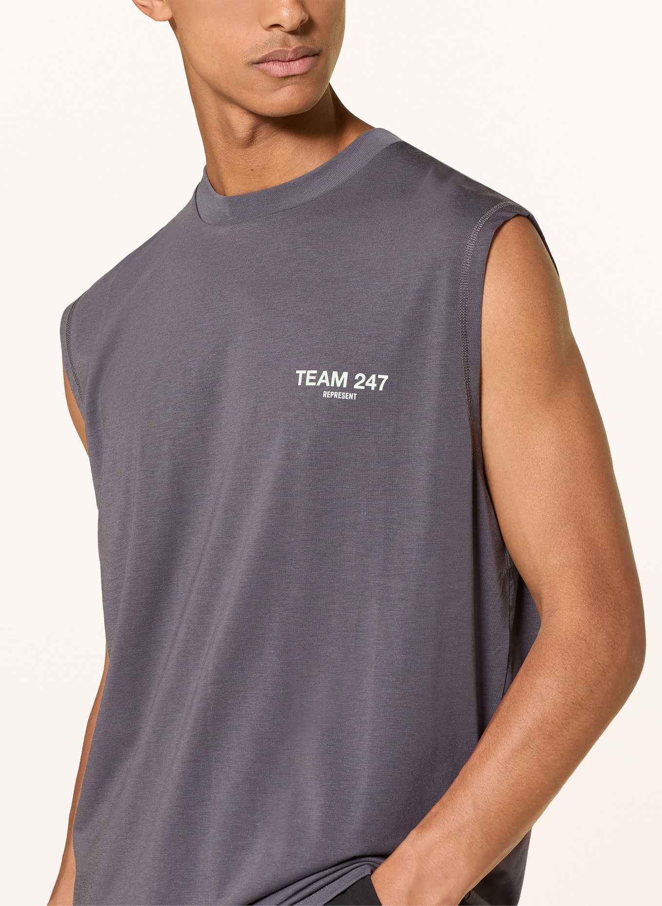 247 REPRESENT Top: DUNKELGRAU