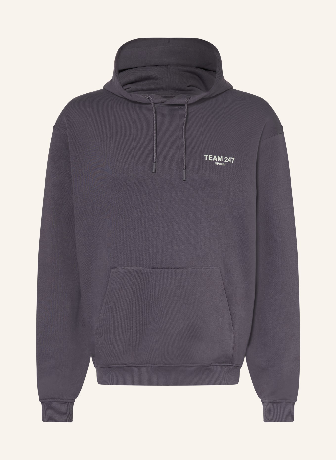247 REPRESENT Hoodie TEAM 247: DUNKELGRAU