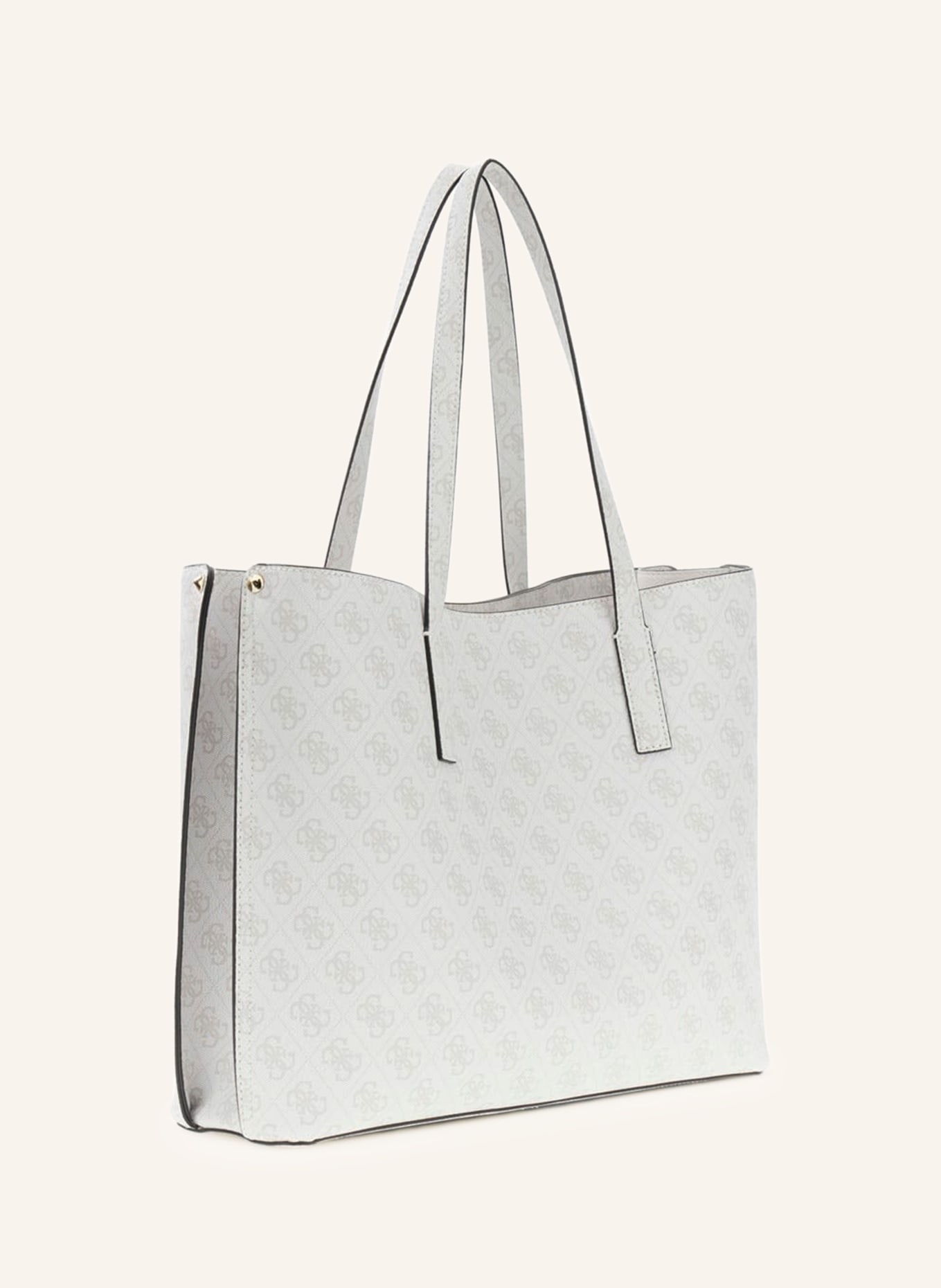 GUESS Shopper MERIDIAN mit Nieten: WEISS