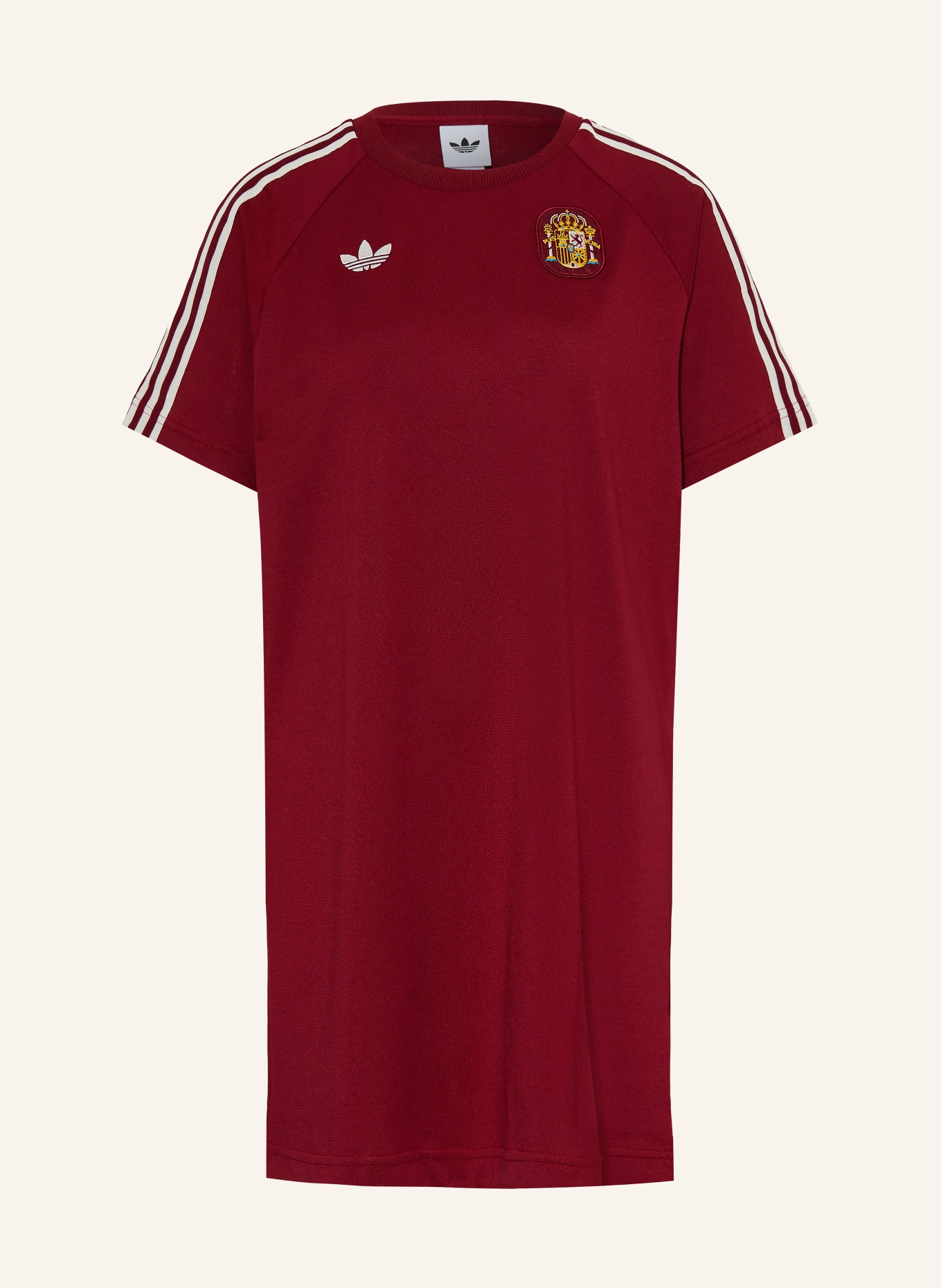 adidas Jersey dress SPAIN ORIGINALS: DARK RED / WHITE