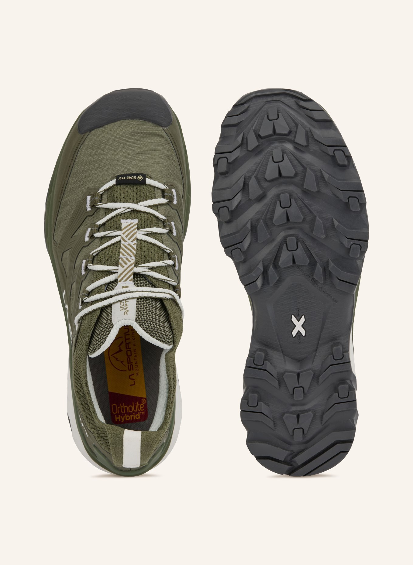 LA SPORTIVA Wanderschuhe ULTRA RAPTOR 3 GTX: OLIV / CREME