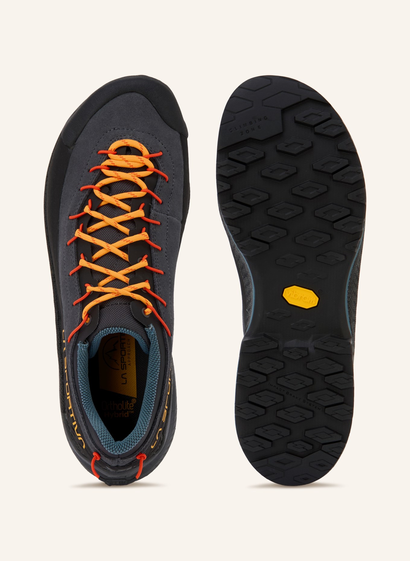 LA SPORTIVA TX4 EVO Hiking Boots: DARK GRAY / ORANGE / BLACK