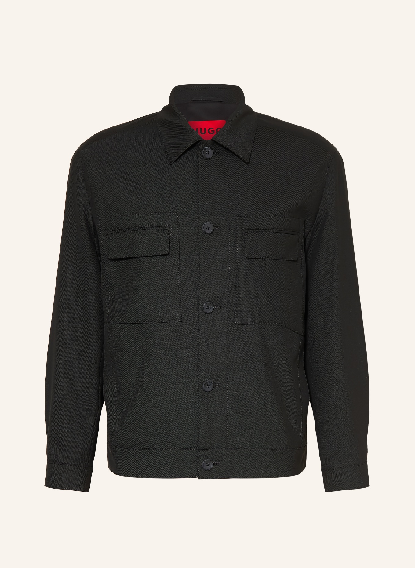 HUGO Overjacket JULIANO: SCHWARZ