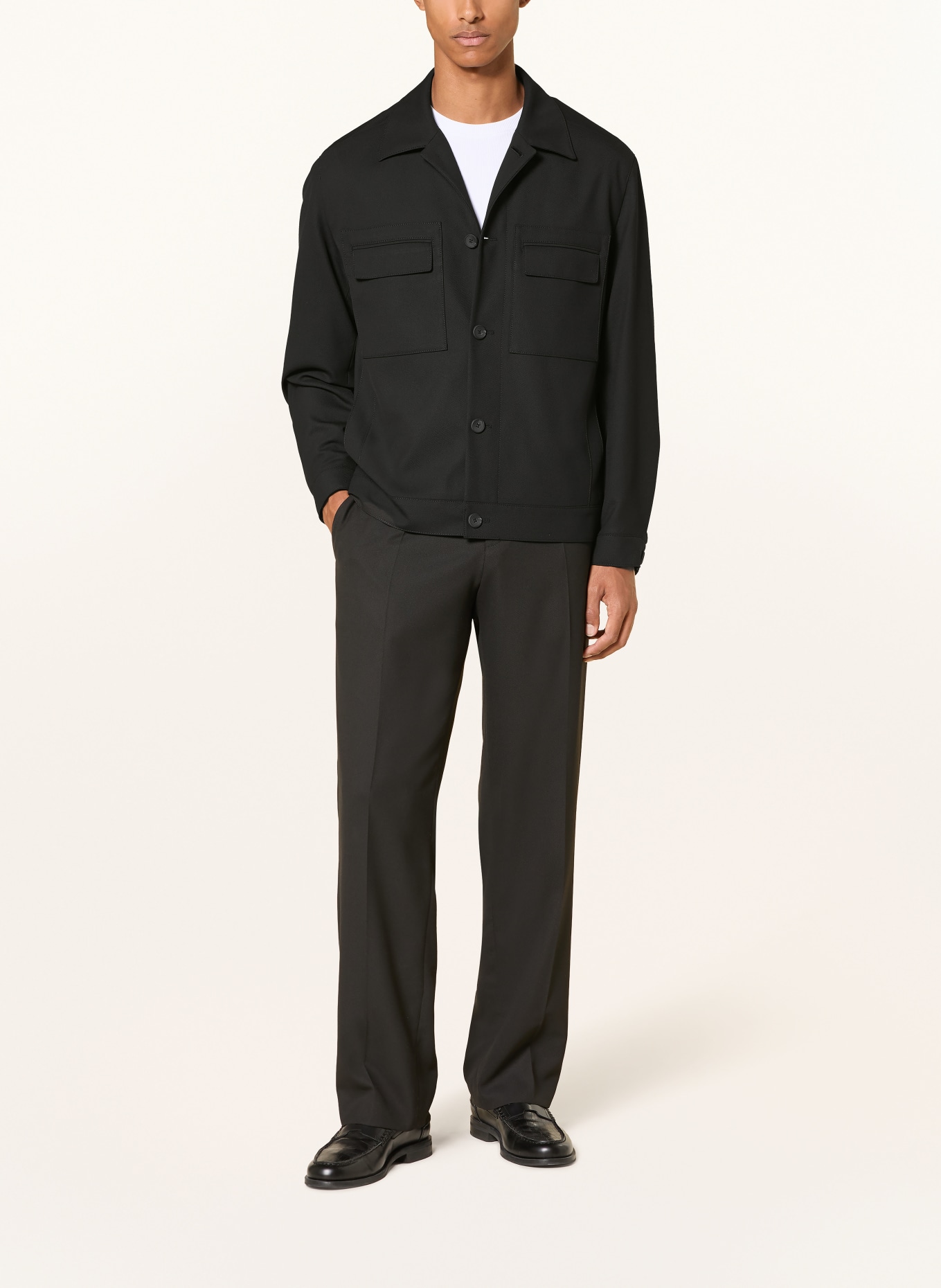HUGO Overjacket JULIANO: SCHWARZ