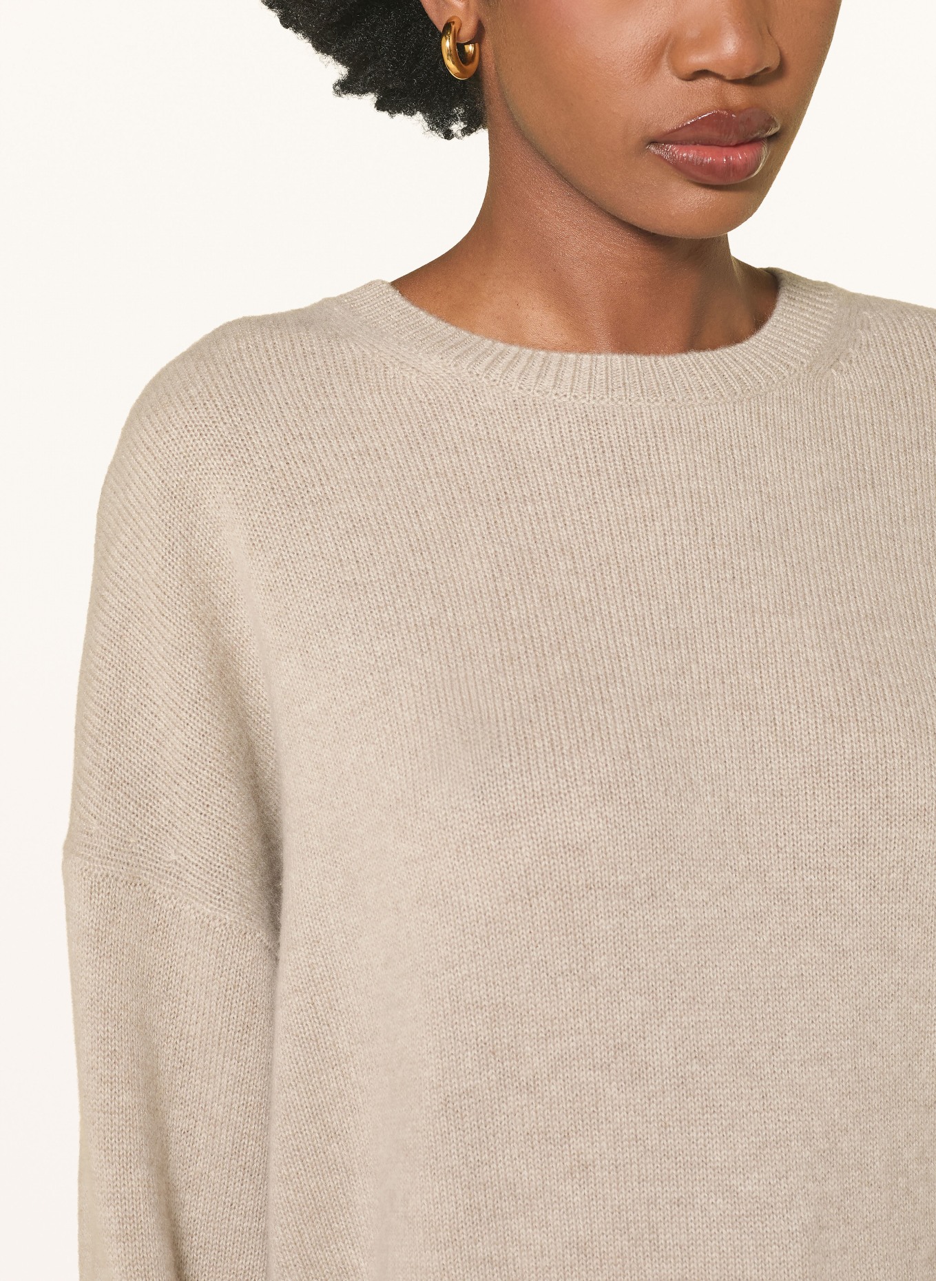 LISA YANG cashmere sweater: BEIGE