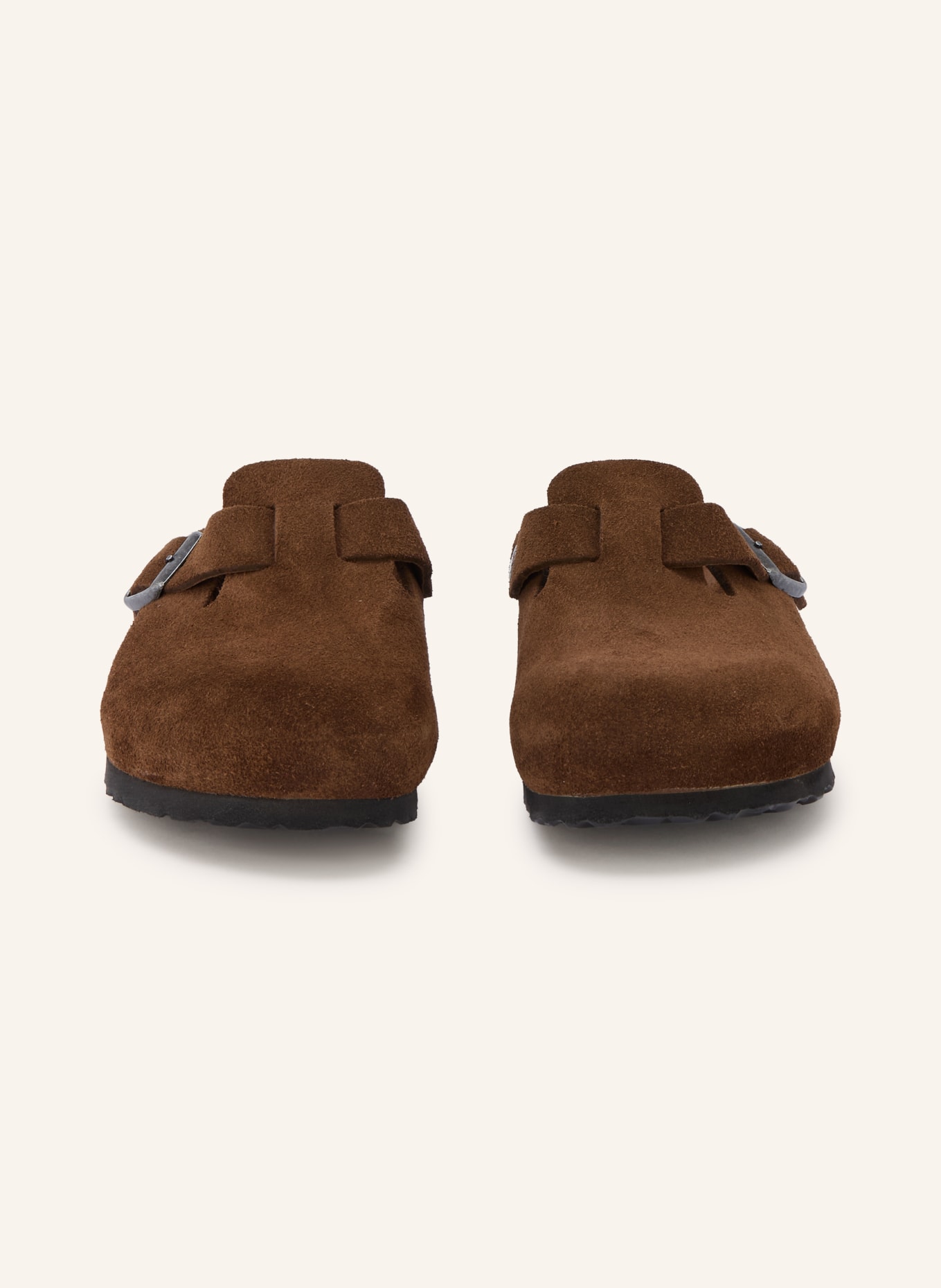 BIRKENSTOCK Slippers BOSTON: MARRON FONCÉ