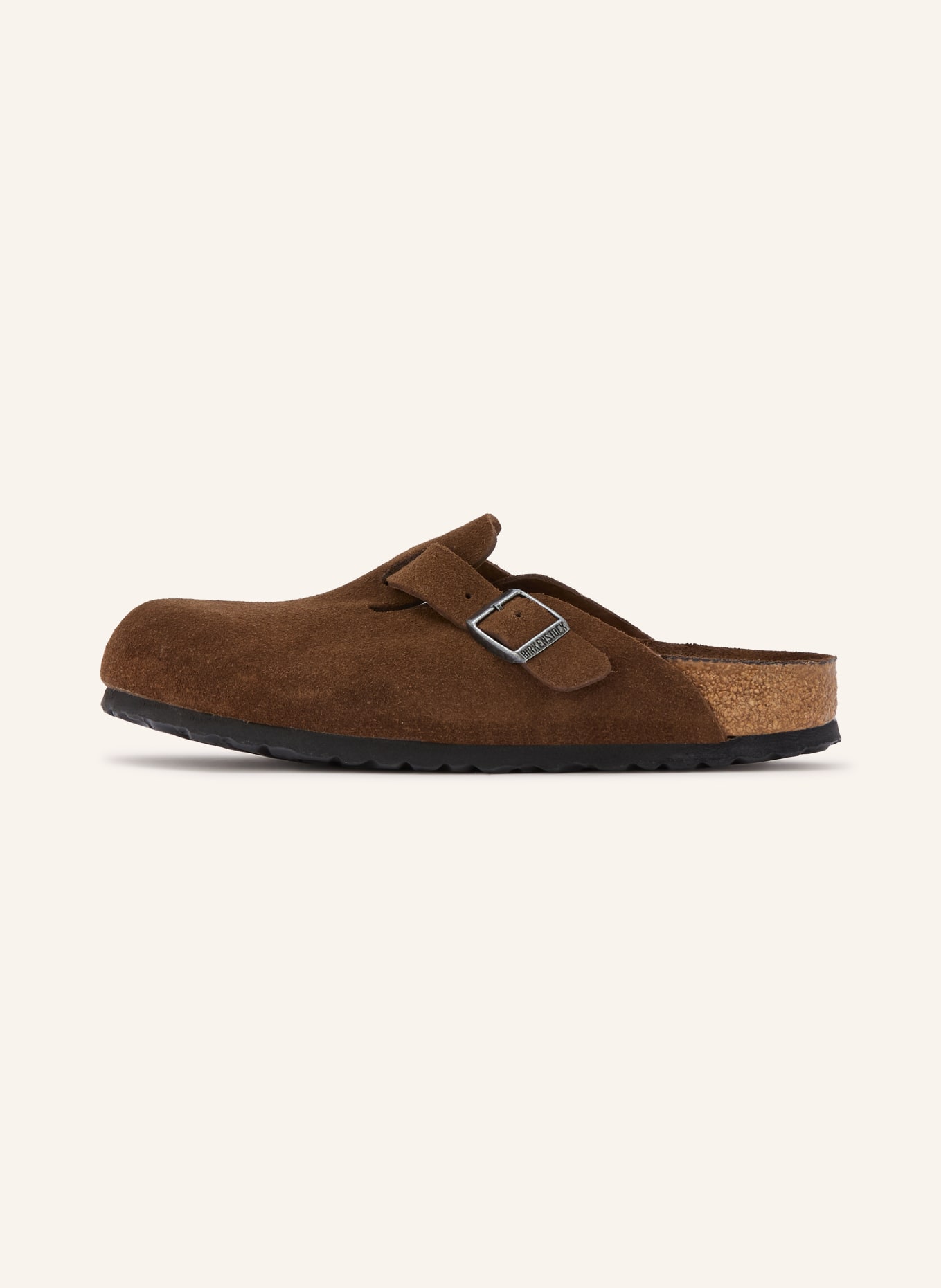 BIRKENSTOCK Slippers BOSTON: MARRON FONCÉ