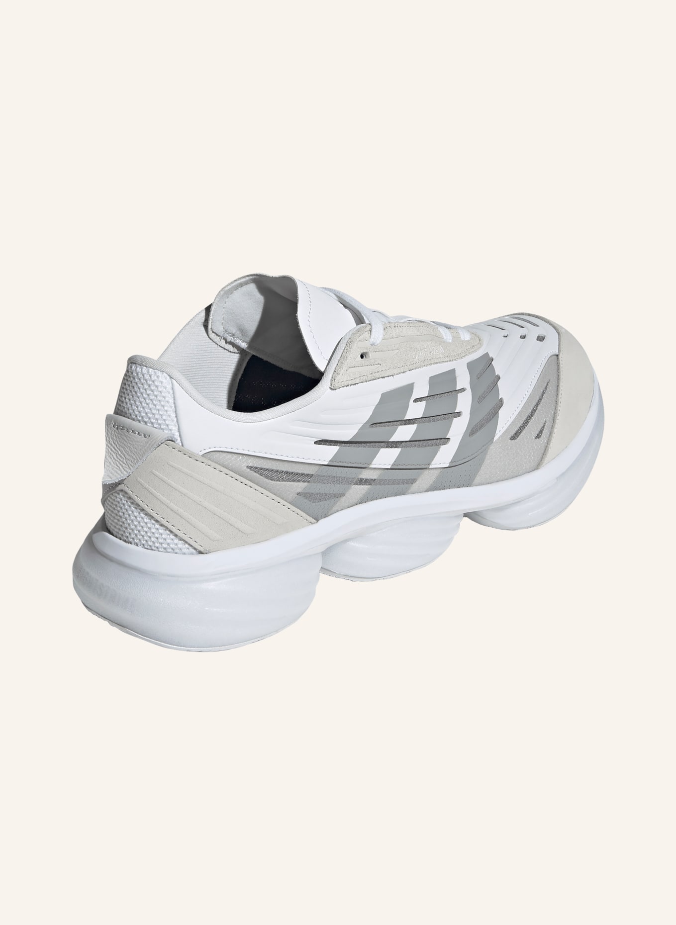 adidas LIGHTBLAZE POD+ Sneakers: WHITE / CREAM / GRAY