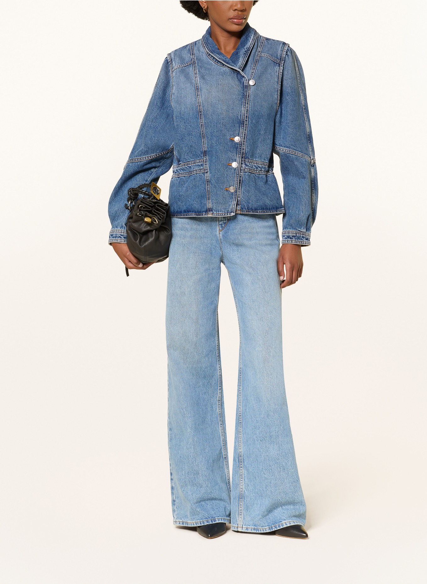 MARANT ÉTOILE Jeansjasje DOLIE: 30LU LIGHT BLUE