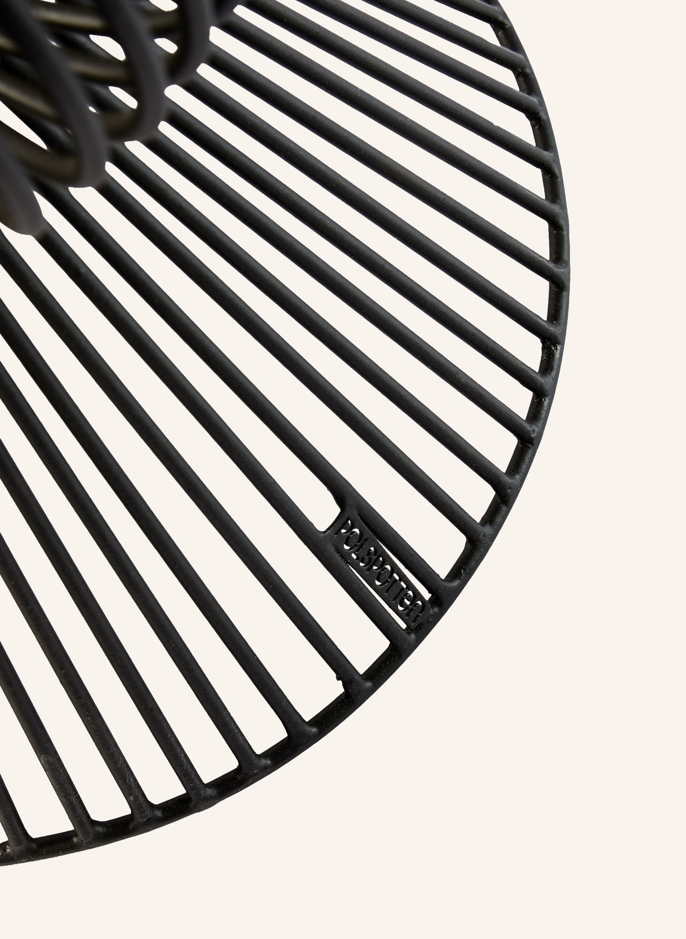 POLSPOTTEN WIRED BALL Side Table: BLACK