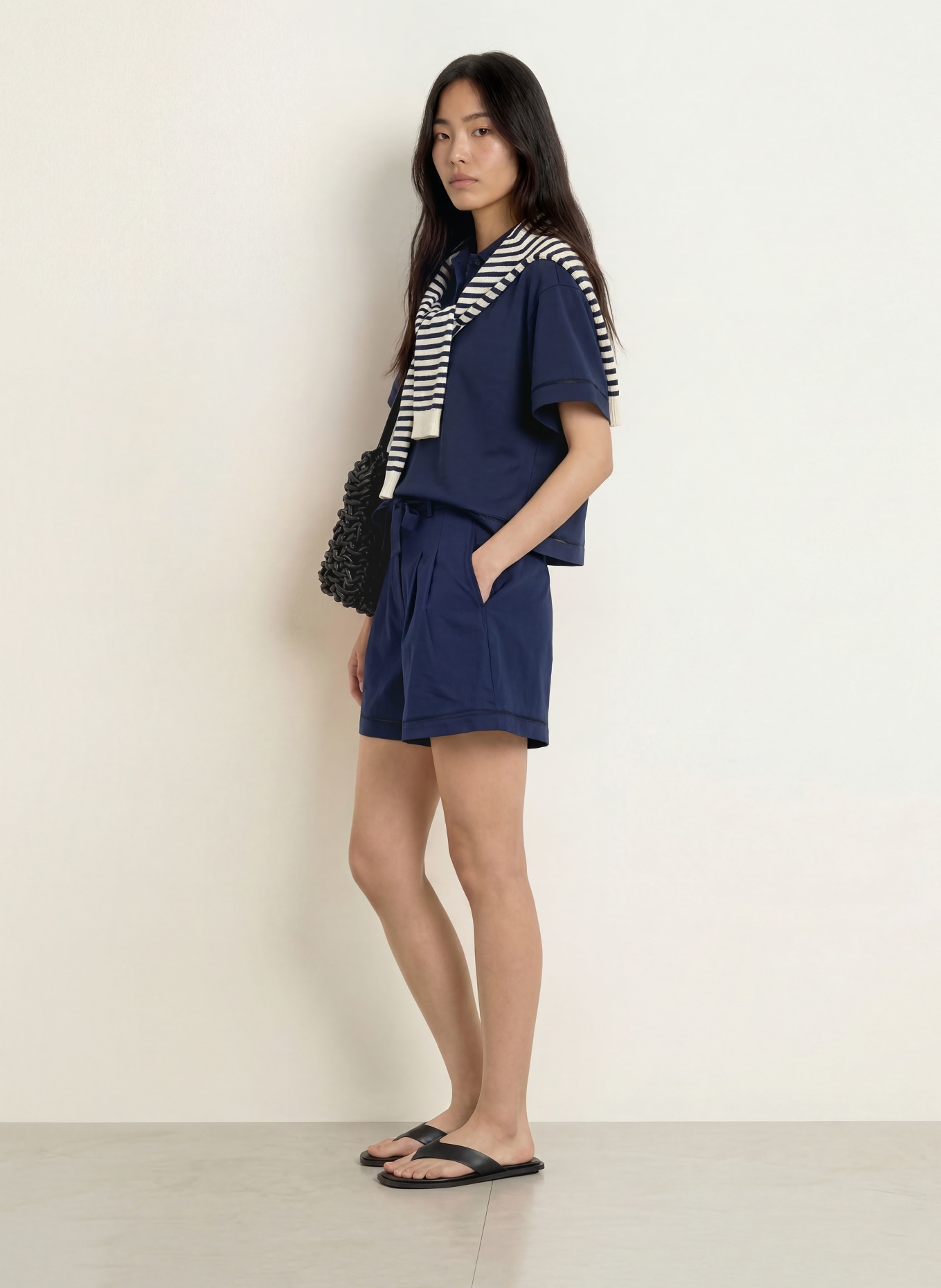 LACOSTE Korte broeken: DONKERBLAUW