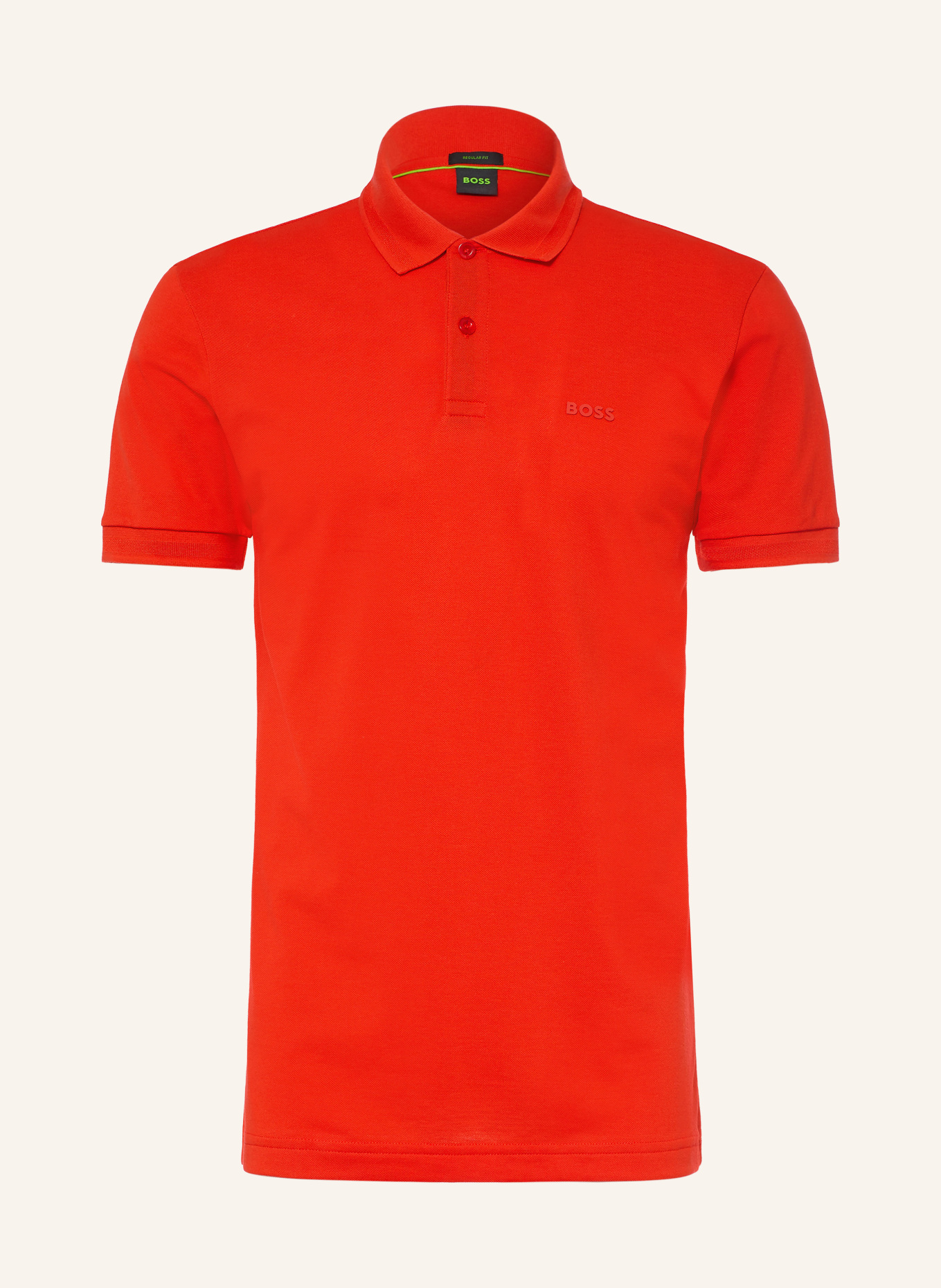 BOSS Tricou polo din piqué PIO: ROȘU