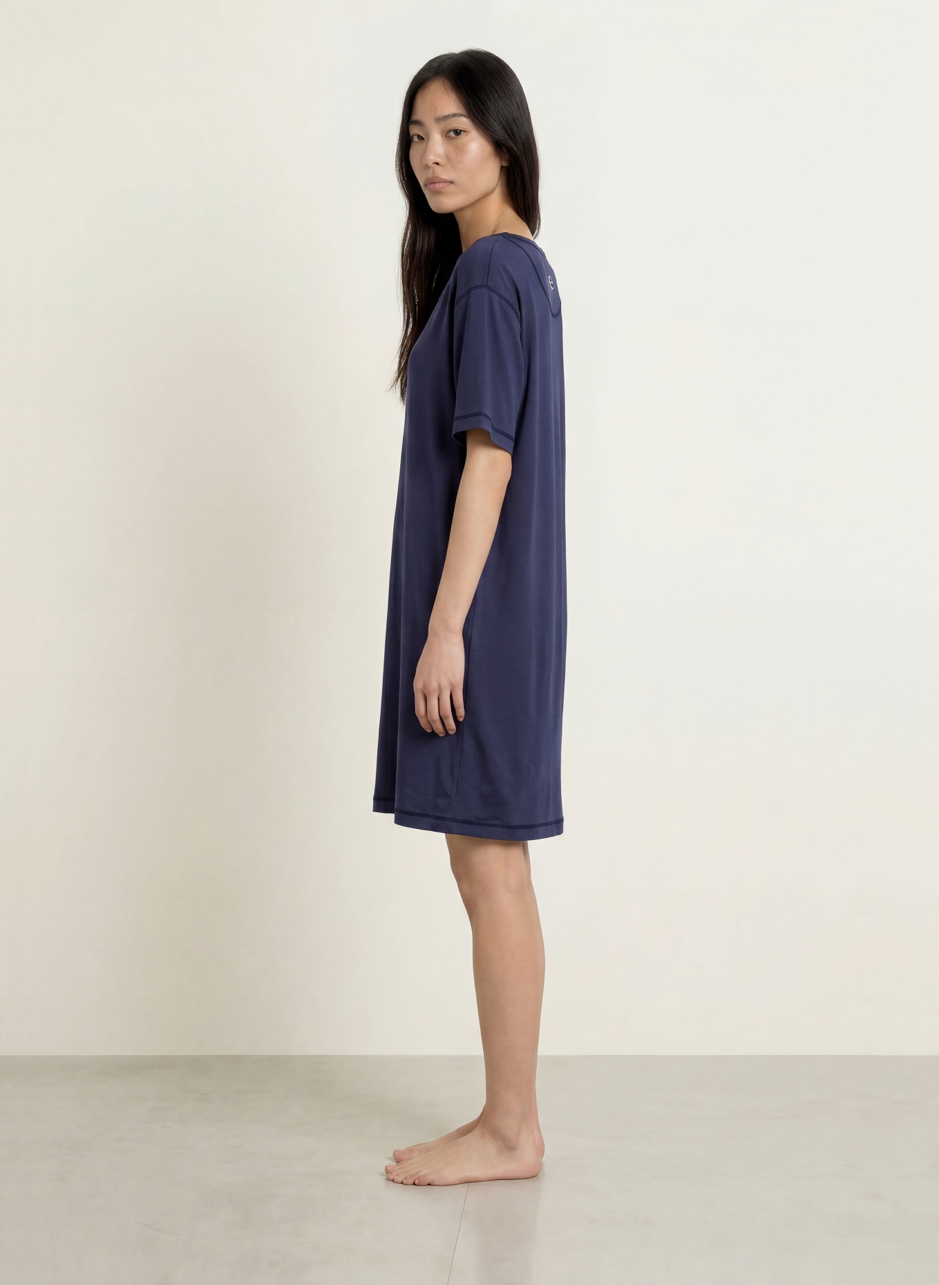 CALIDA Chemise de nuit DEEPSLEEPWEAR BALANCING: BLEU FONCÉ