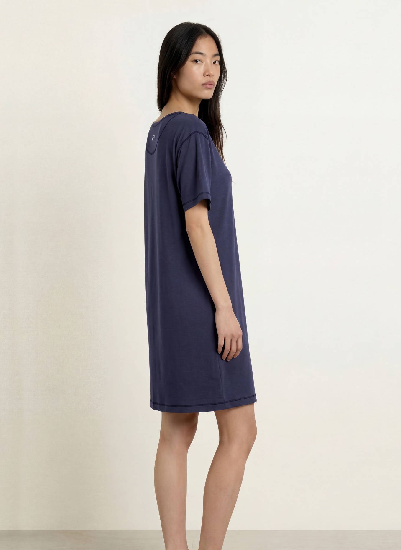 CALIDA Chemise de nuit DEEPSLEEPWEAR BALANCING: BLEU FONCÉ