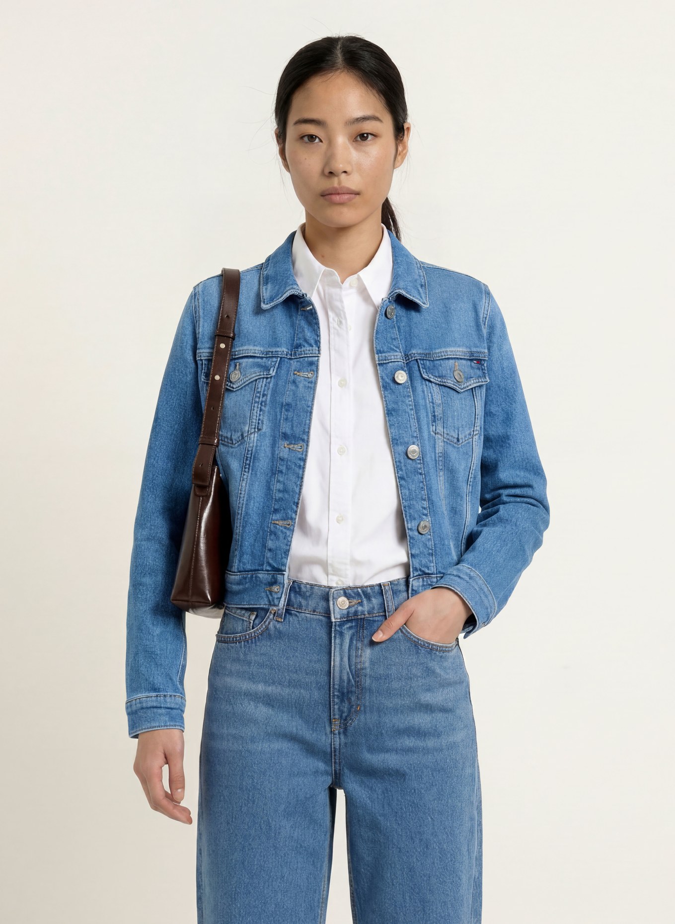 TOMMY HILFIGER Džínová bunda FINN: 1A7 Finn